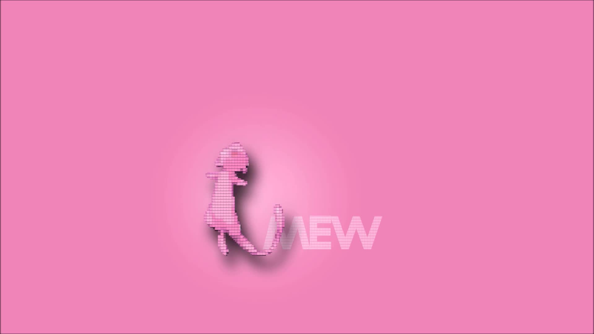 Purple Mew Animated Windows Wallpaper