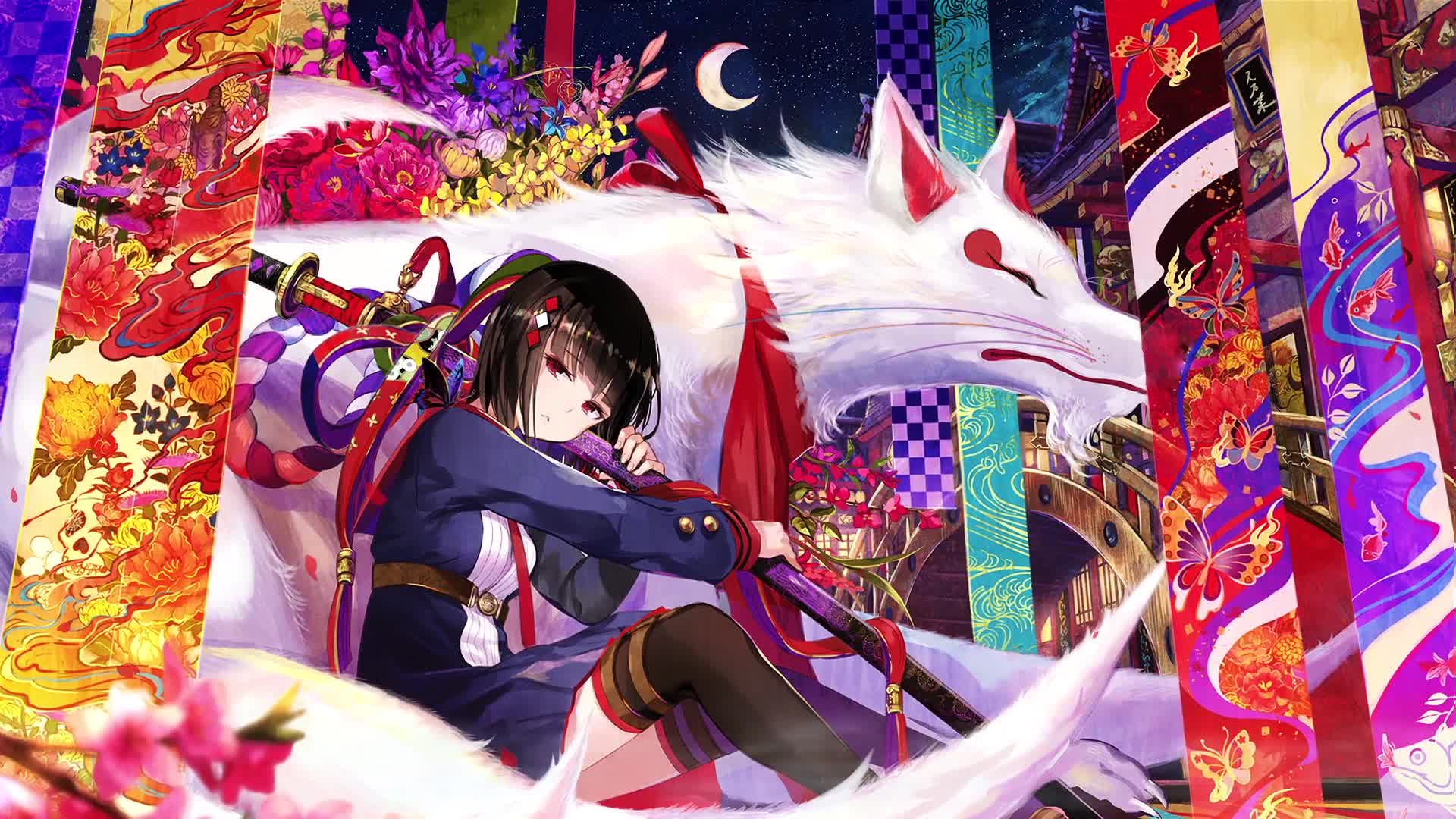 Fuzichoco Illustration Live Wallpaper