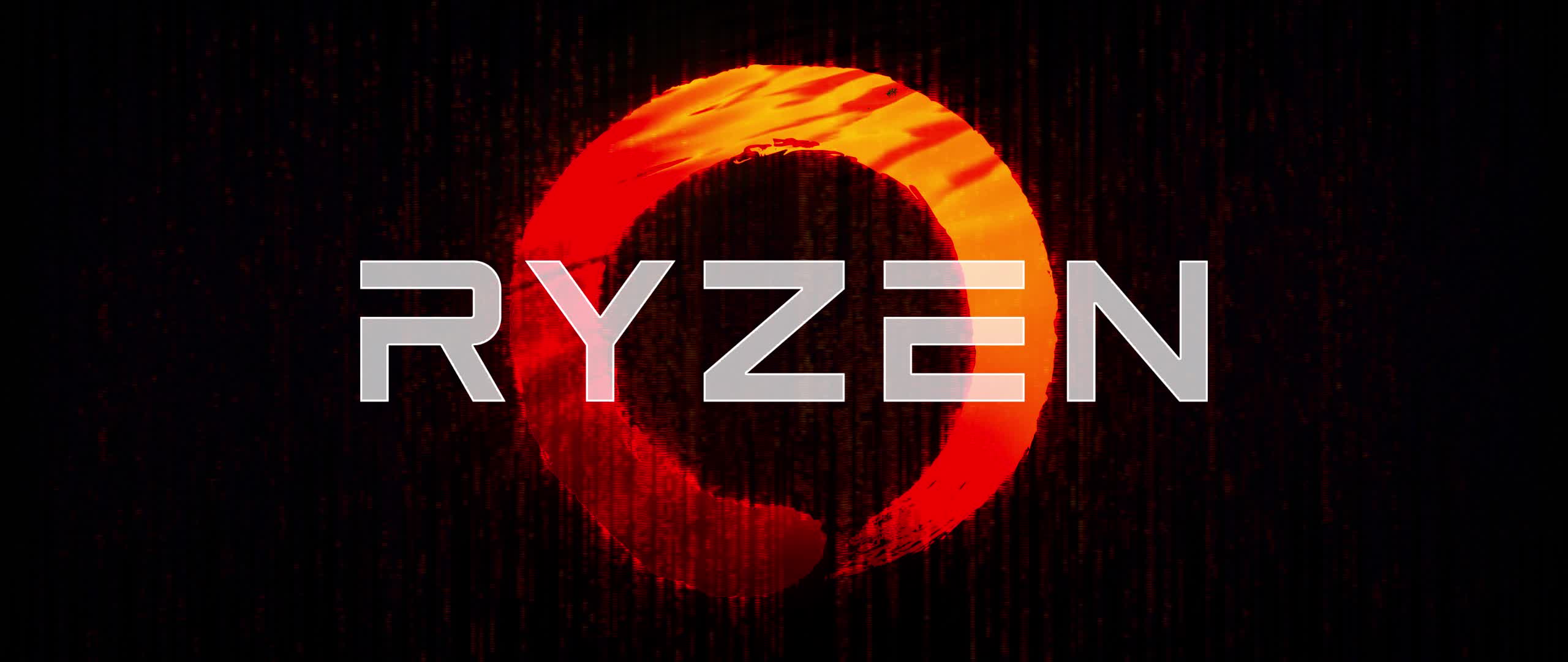 AMD Ryzen Glich HD UltraWide Live Wallpaper