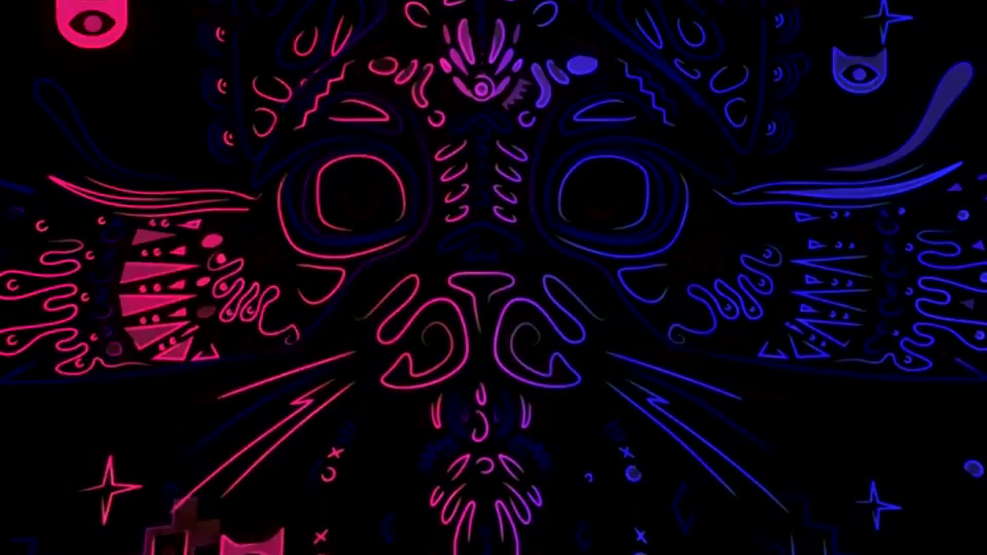 Mystic Cat HD LIve Wallpaper