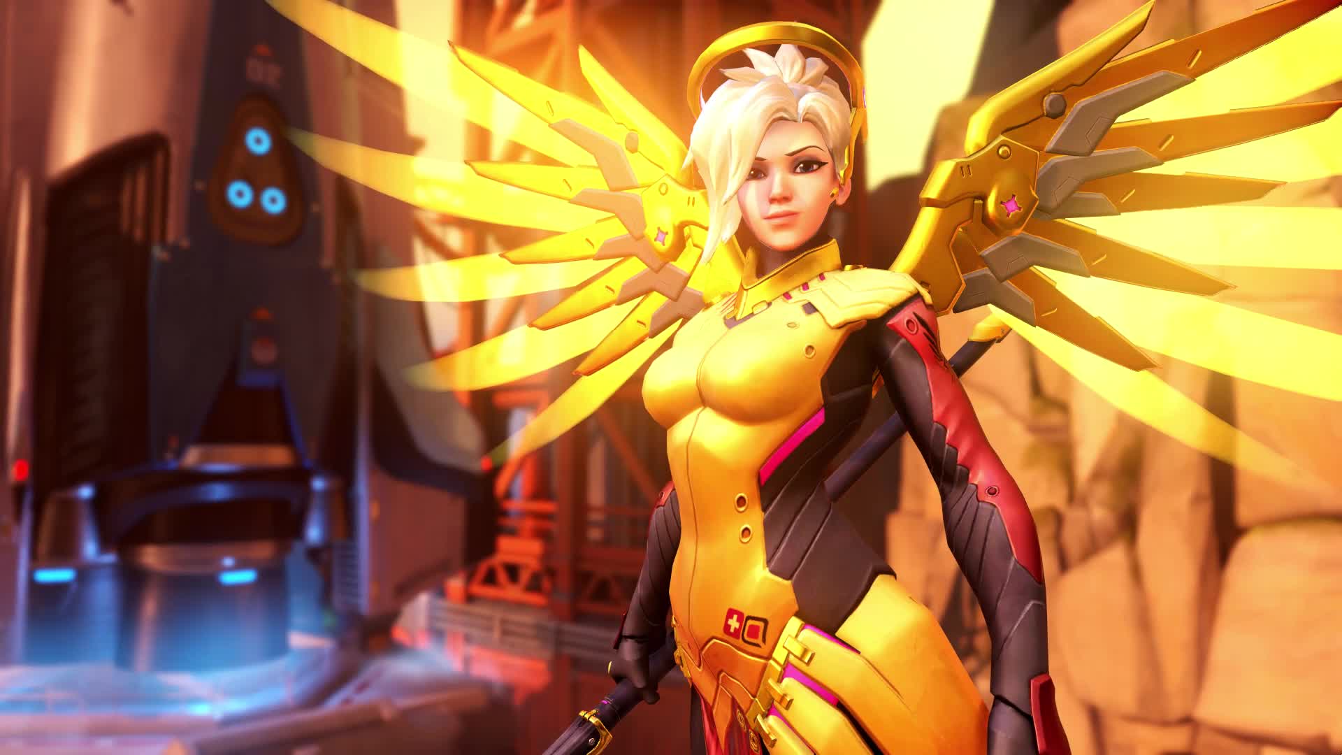 Overwatch Mercy HD Live Wallpaper