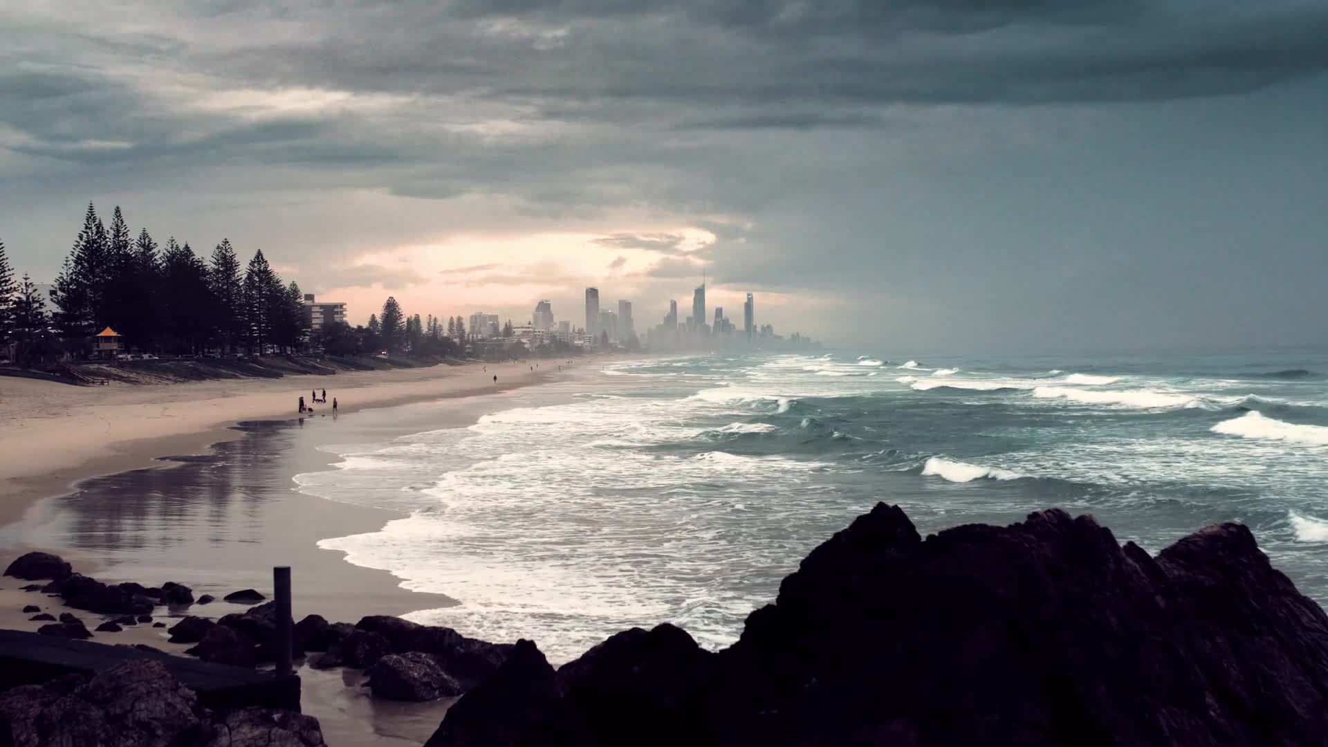 City Runoff HD Live Wallpaper