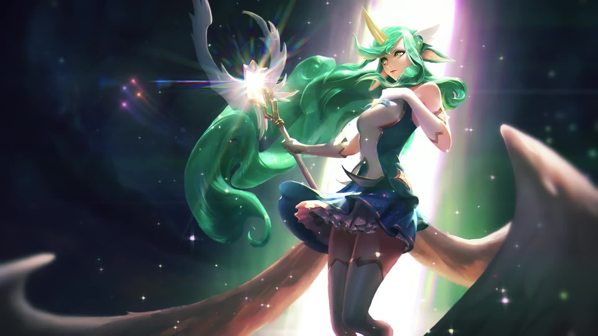 DesktopHut Star Guardian Soraka Live Wallpaper
