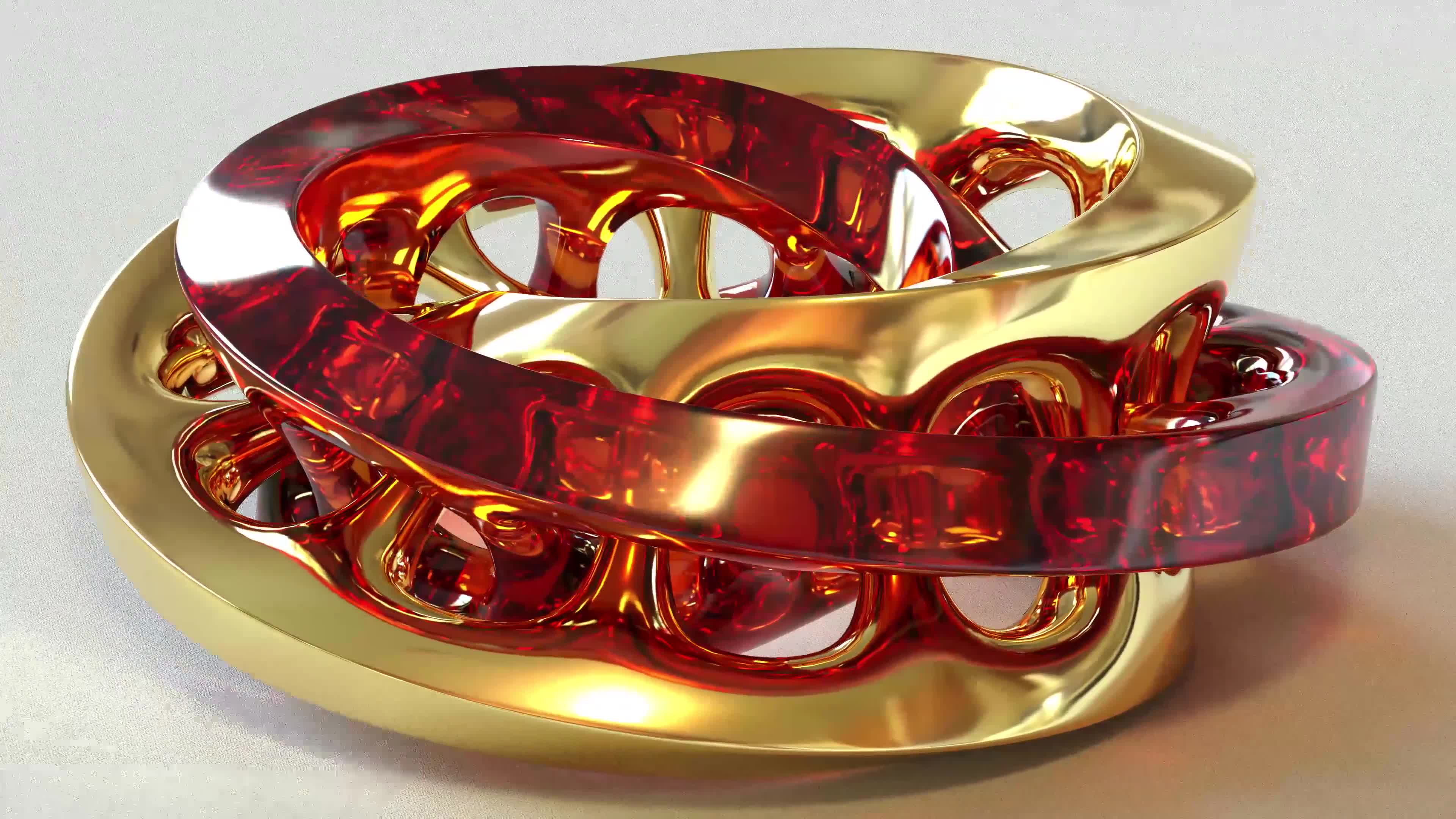 Gold Red Moebius High Resolution Lve Wallpaper