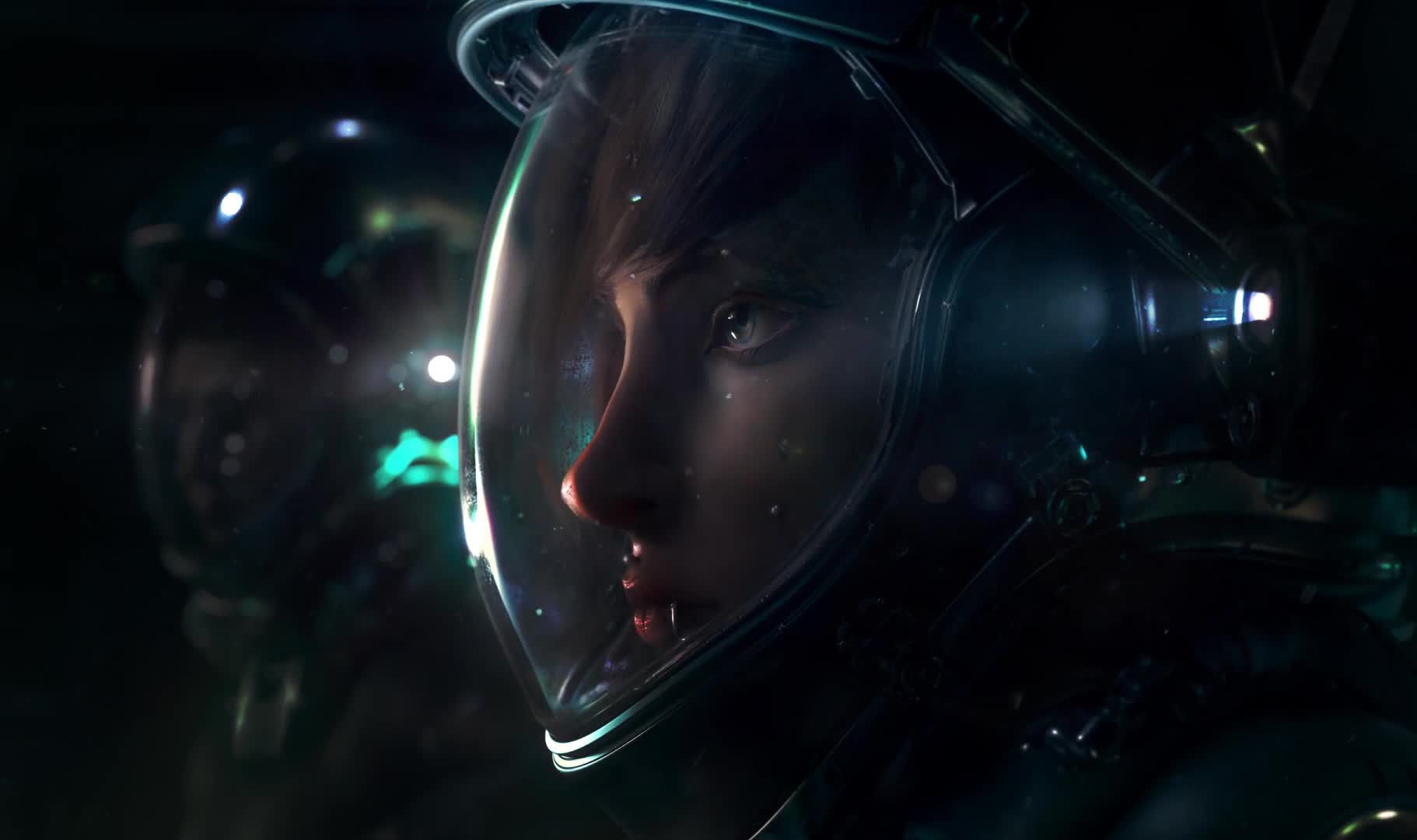 Space Girl Live Wallpaper