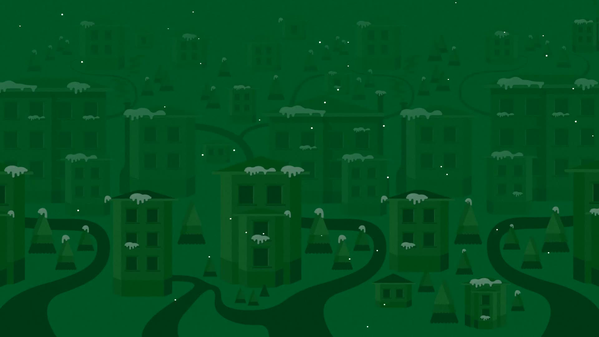 Green City Winter Snow Live Wallpaper HD