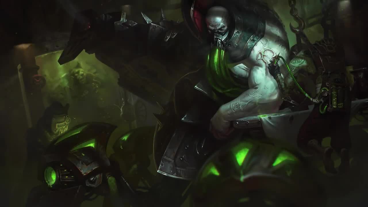 Urgot the Dreadnought Login Screen League of Legends