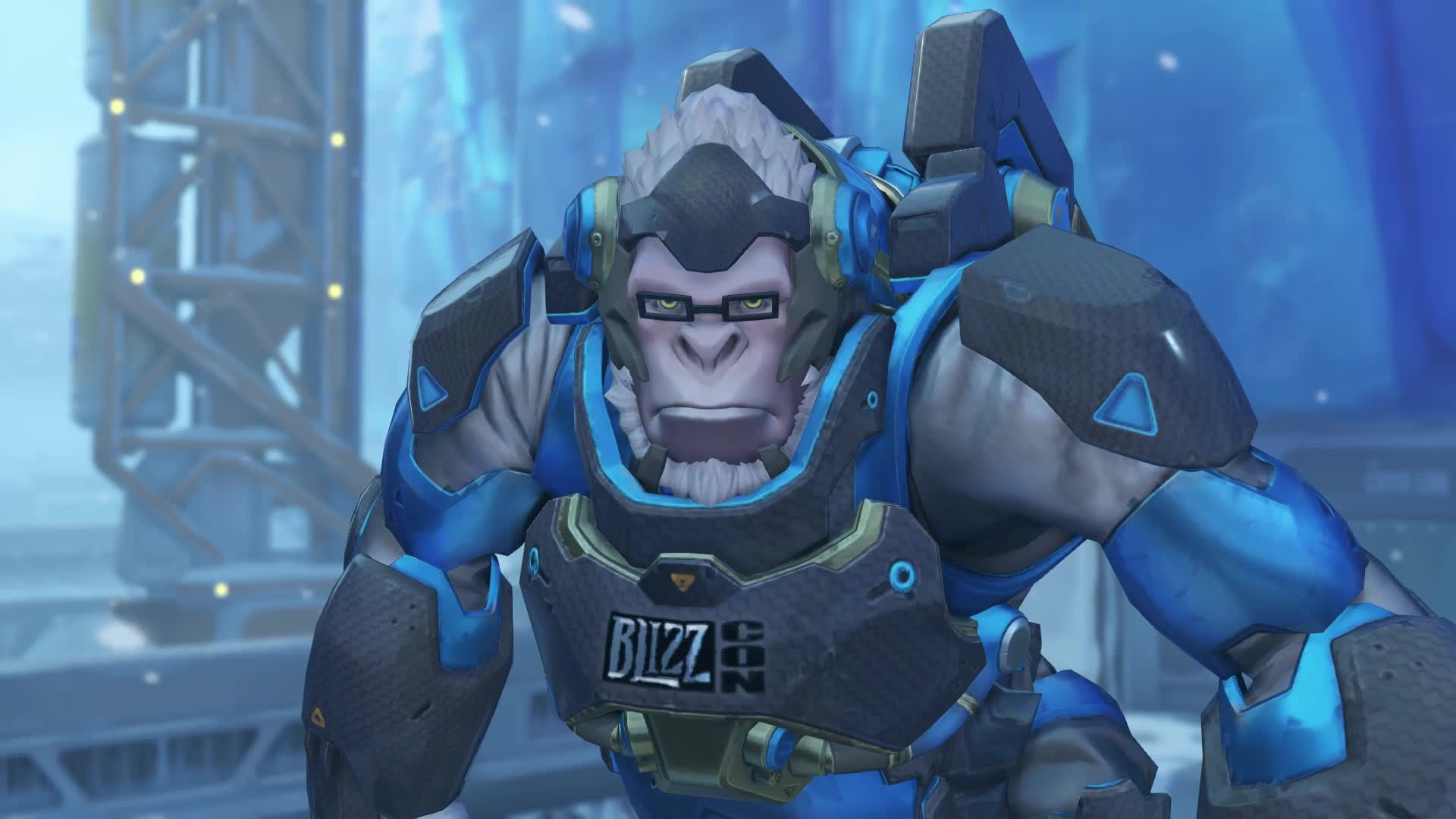 DesktopHut.com Overwatch Winston Live Wallpaper Free