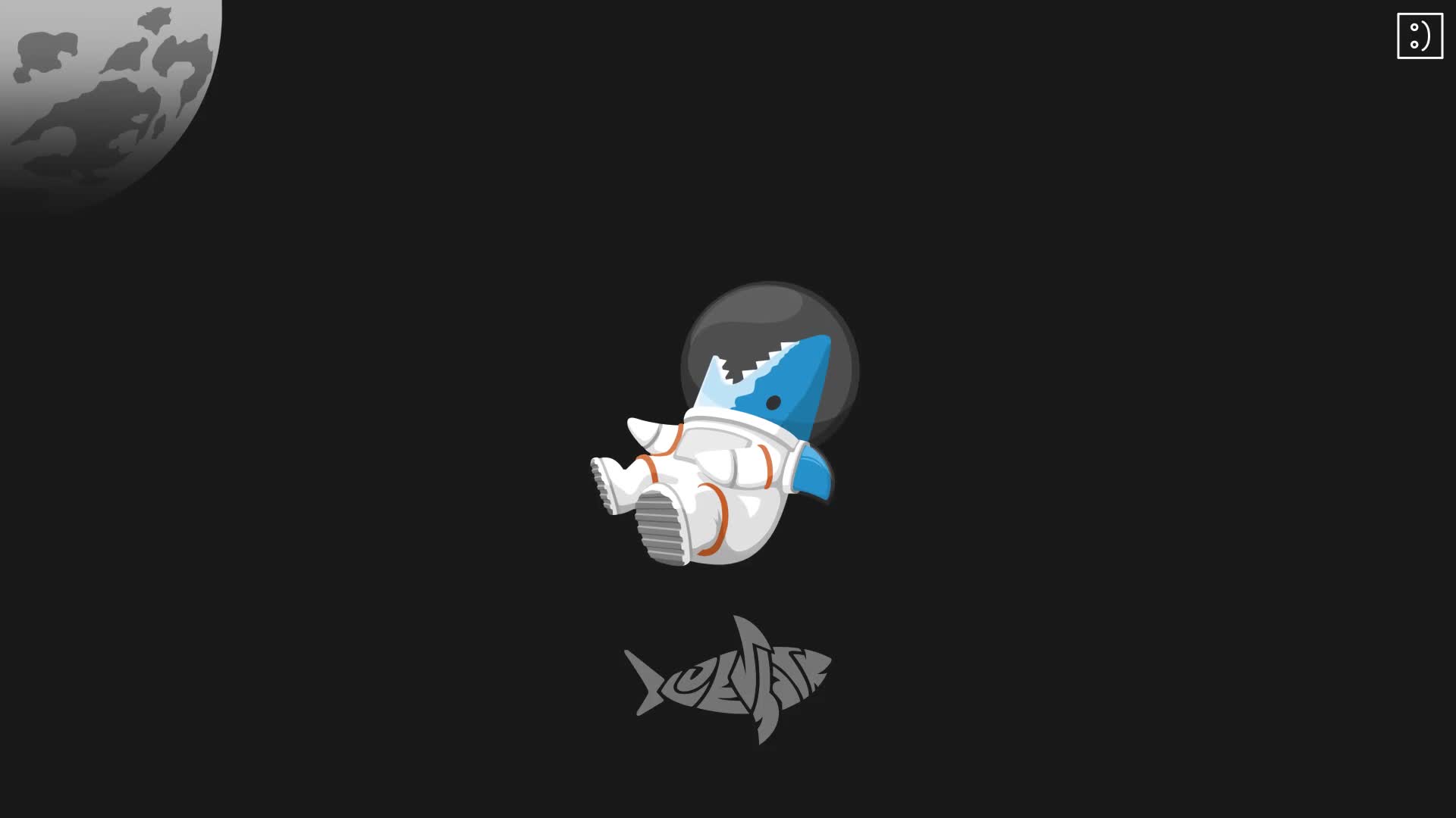 Astronaut Shark Live Wallpaper