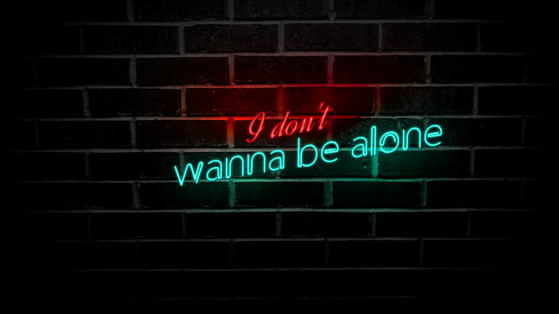 I Dont Wanna Be Alone Live Wallpaper