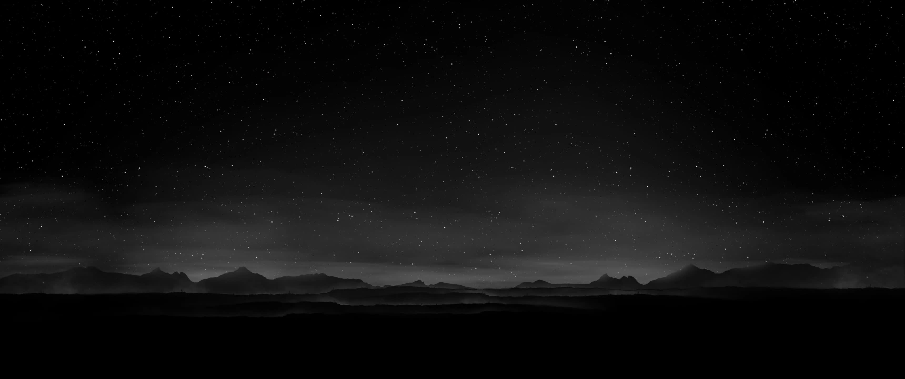 4k Noire Night Sky Live Wallpaper