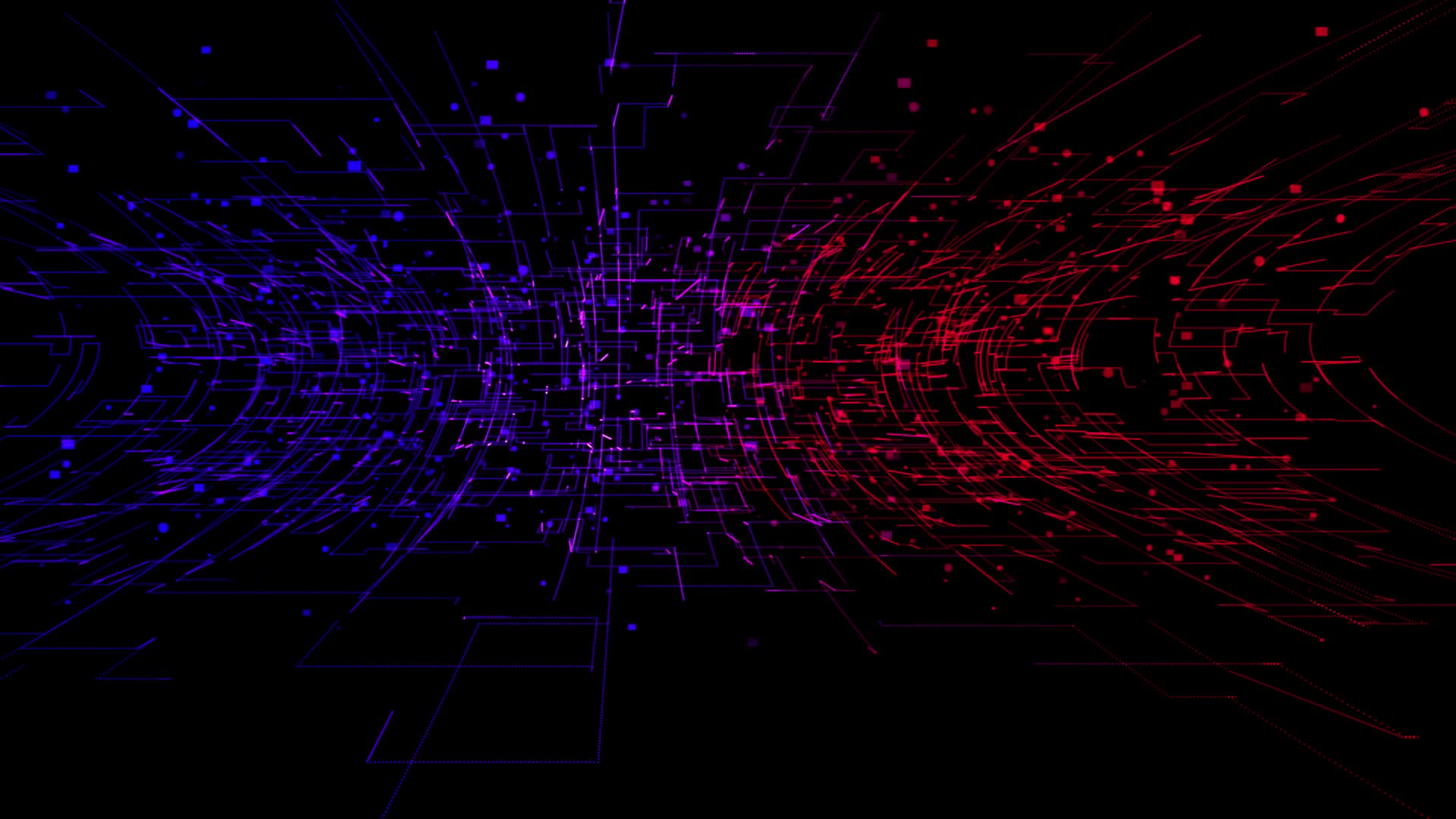 Blue And Red Particles Live Wallpaper Free