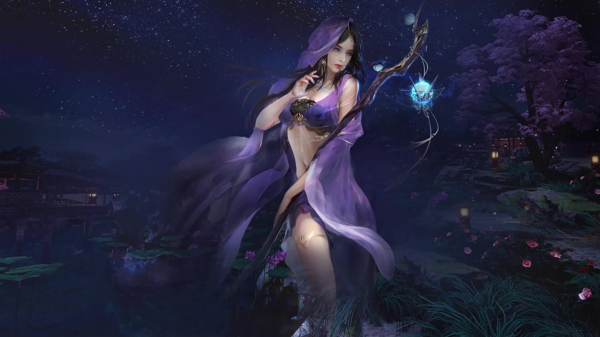 Mystic Girl Live Wallpaper Free