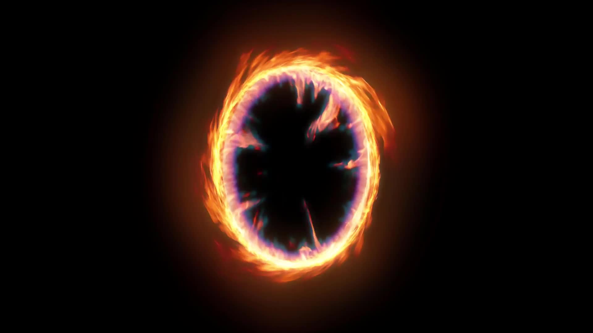 Orange Portal Hd Live Wallpaper Free 1