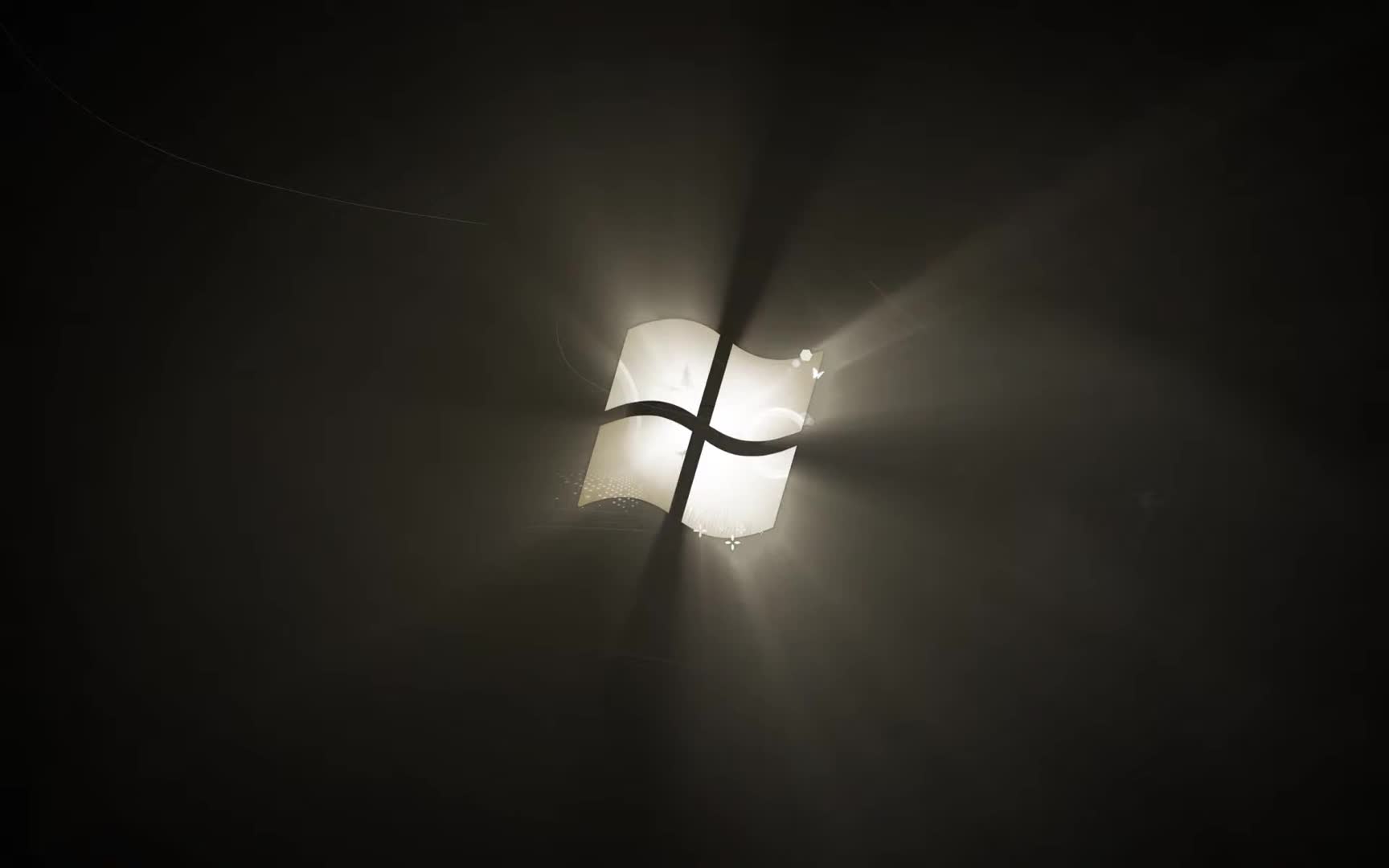 Dark Windows 7 Lights HD Live Wallpaper