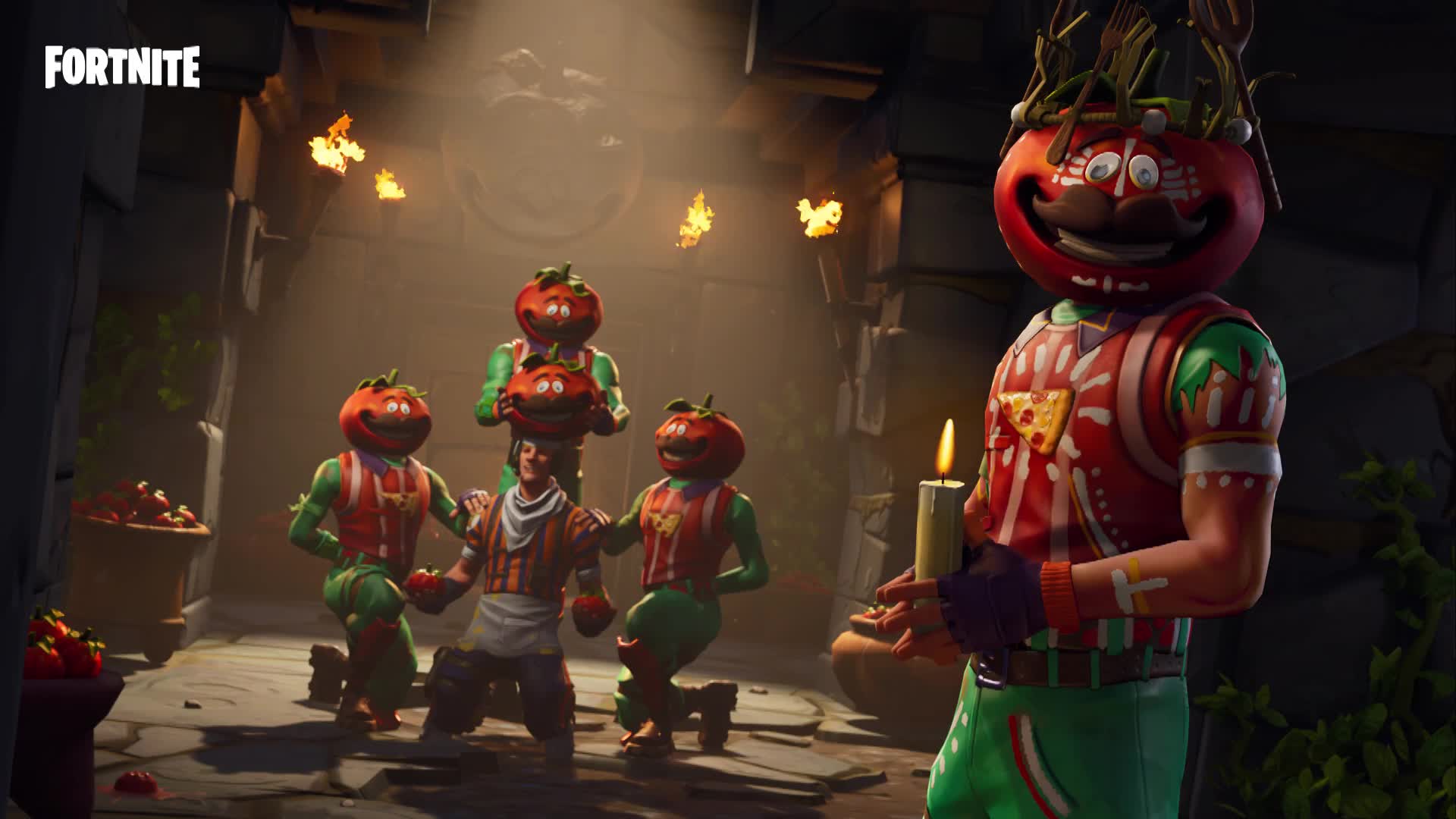 Fortnite Tomato Game Live Wallpaper