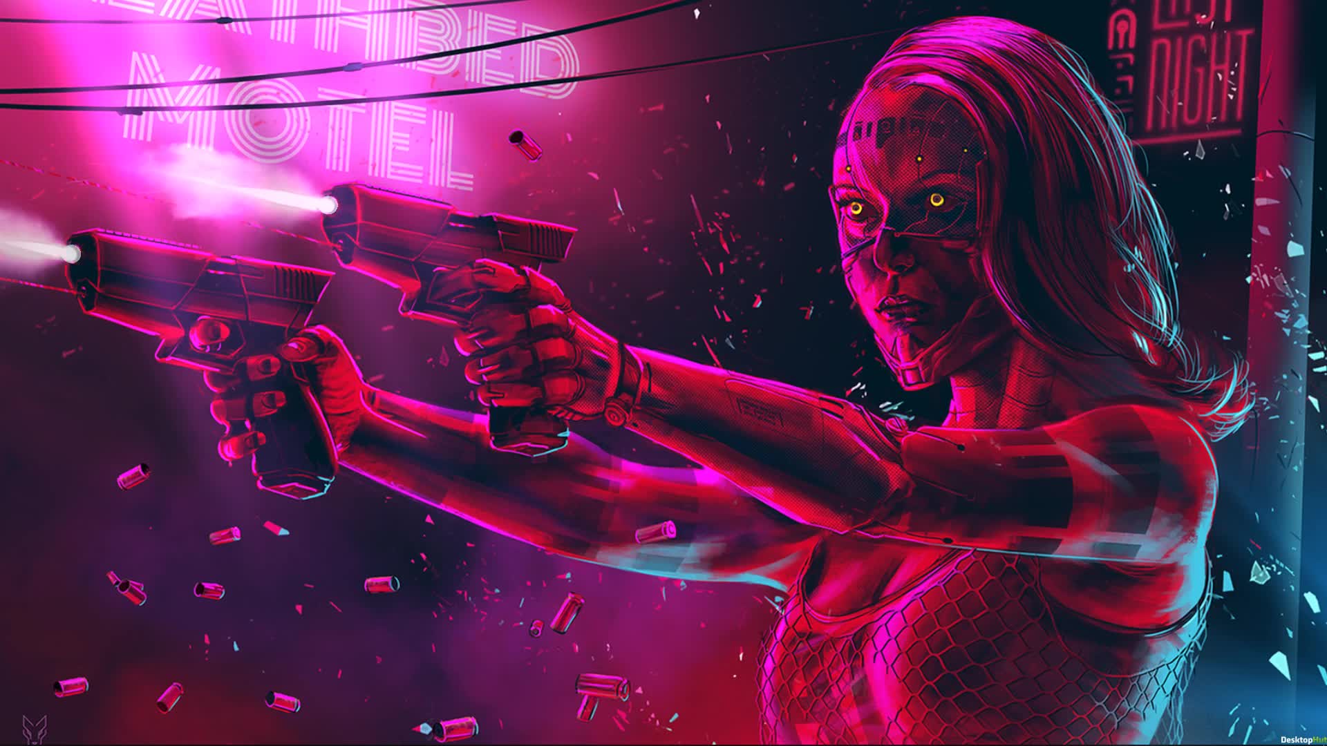Cyberpunk Assassin Girl Live Wallpaper