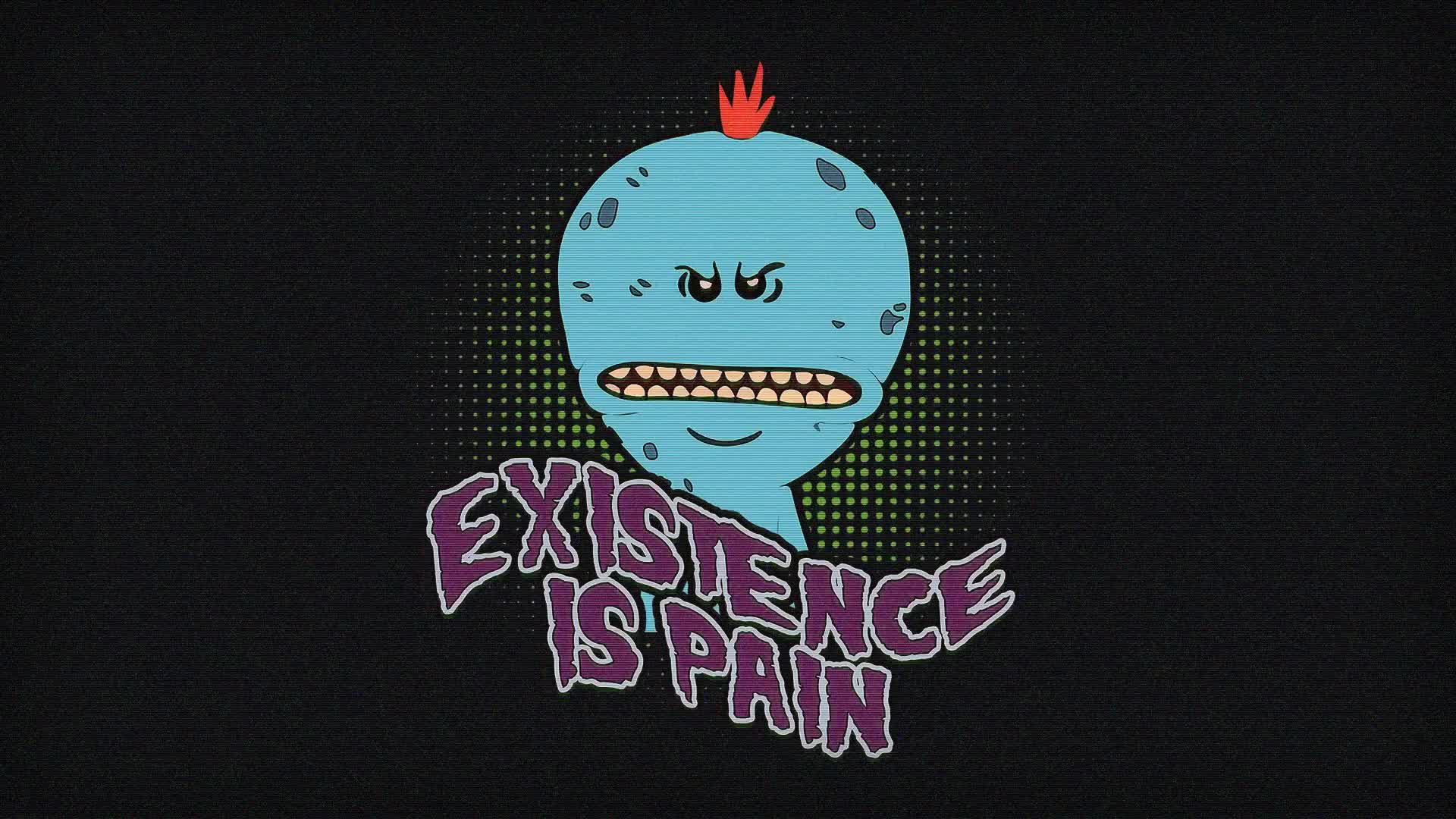 Mr. Meeseeks Existence is Pain Live Wallpaper