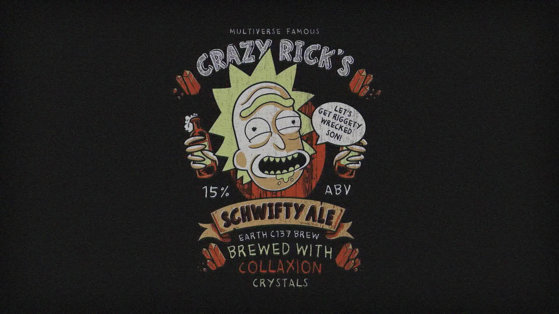 Crazy Ricks Schwifty Ale Live Wallpaper live wallpaper