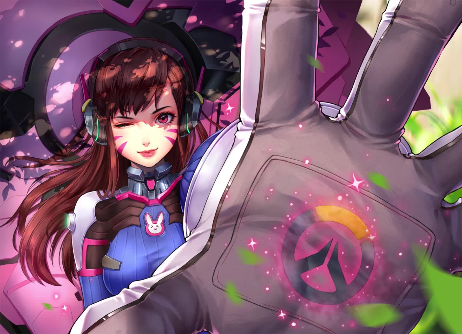 Overwatch Dva Magic Live Wallpaper