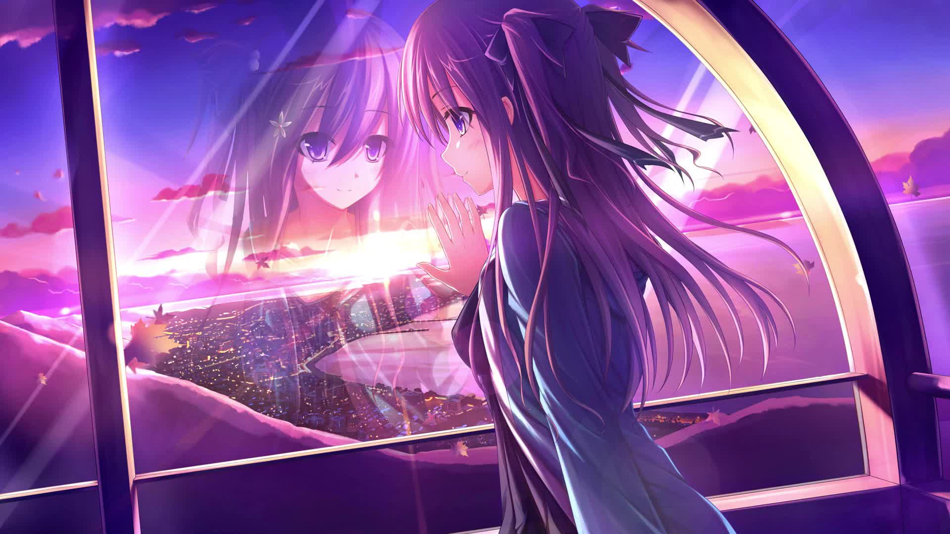 Anime Girl In Wonder Wheel Live Wallpaper