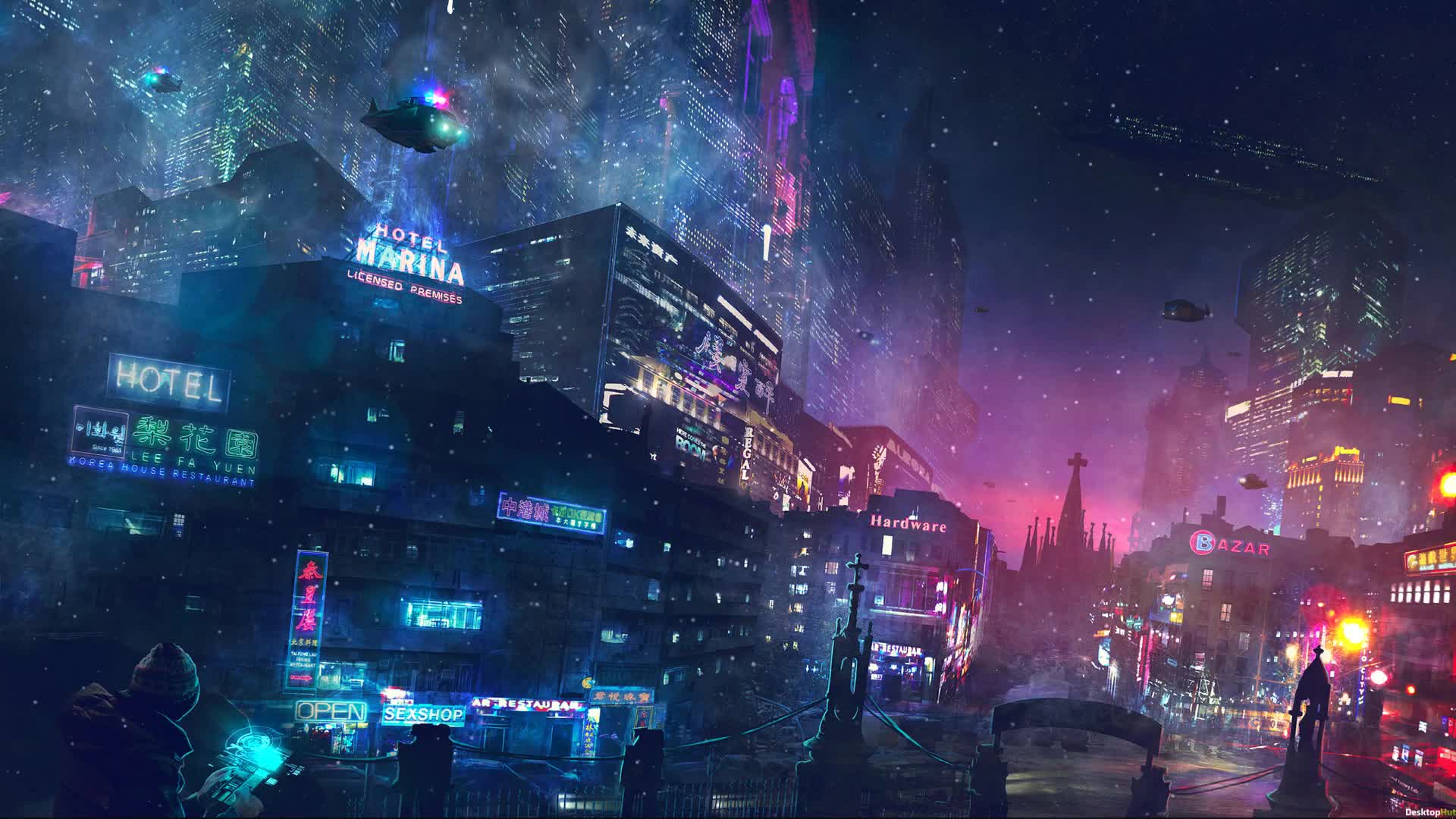 Cyberpunk City Live Wallpaper