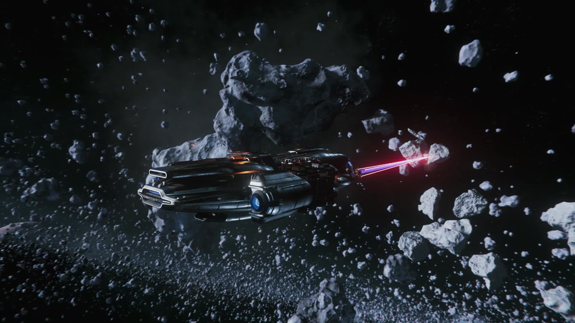 star citizen asteroid minig live wallpaper