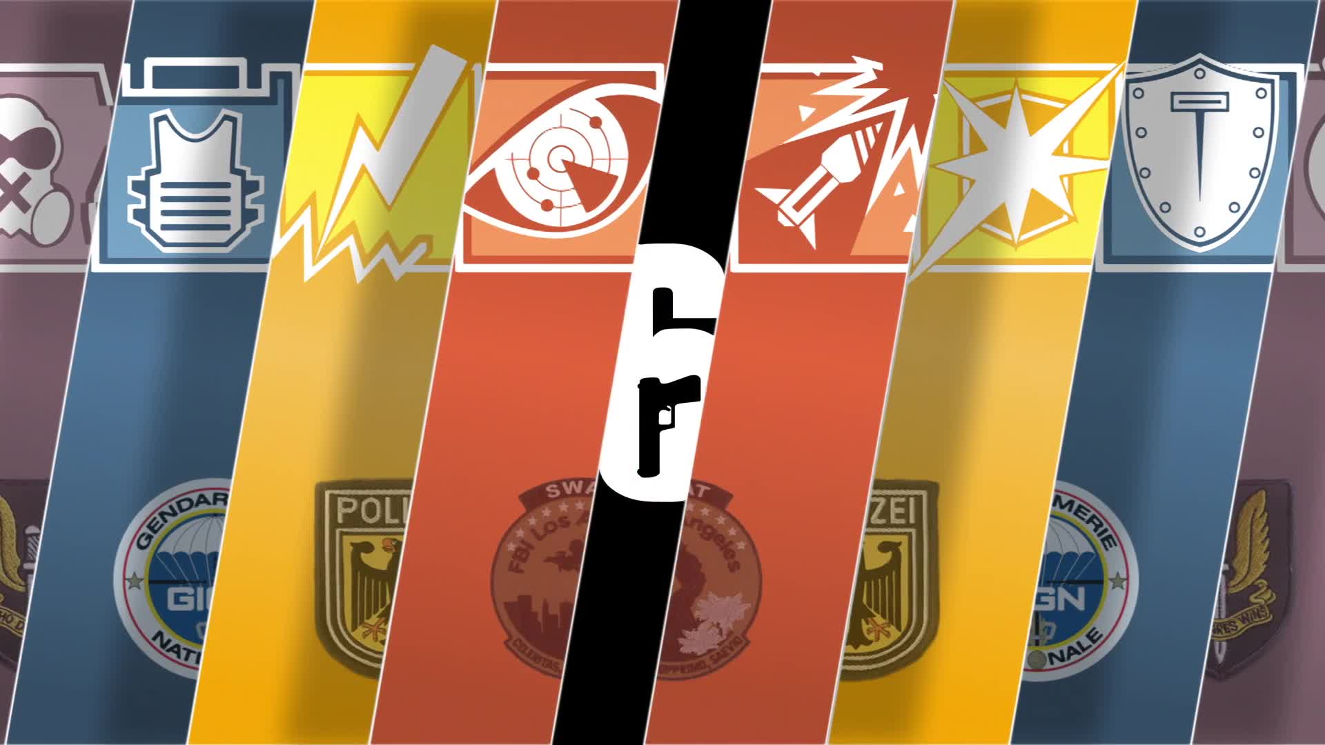 Rainbow Six Stripes Game Live Wallpaper