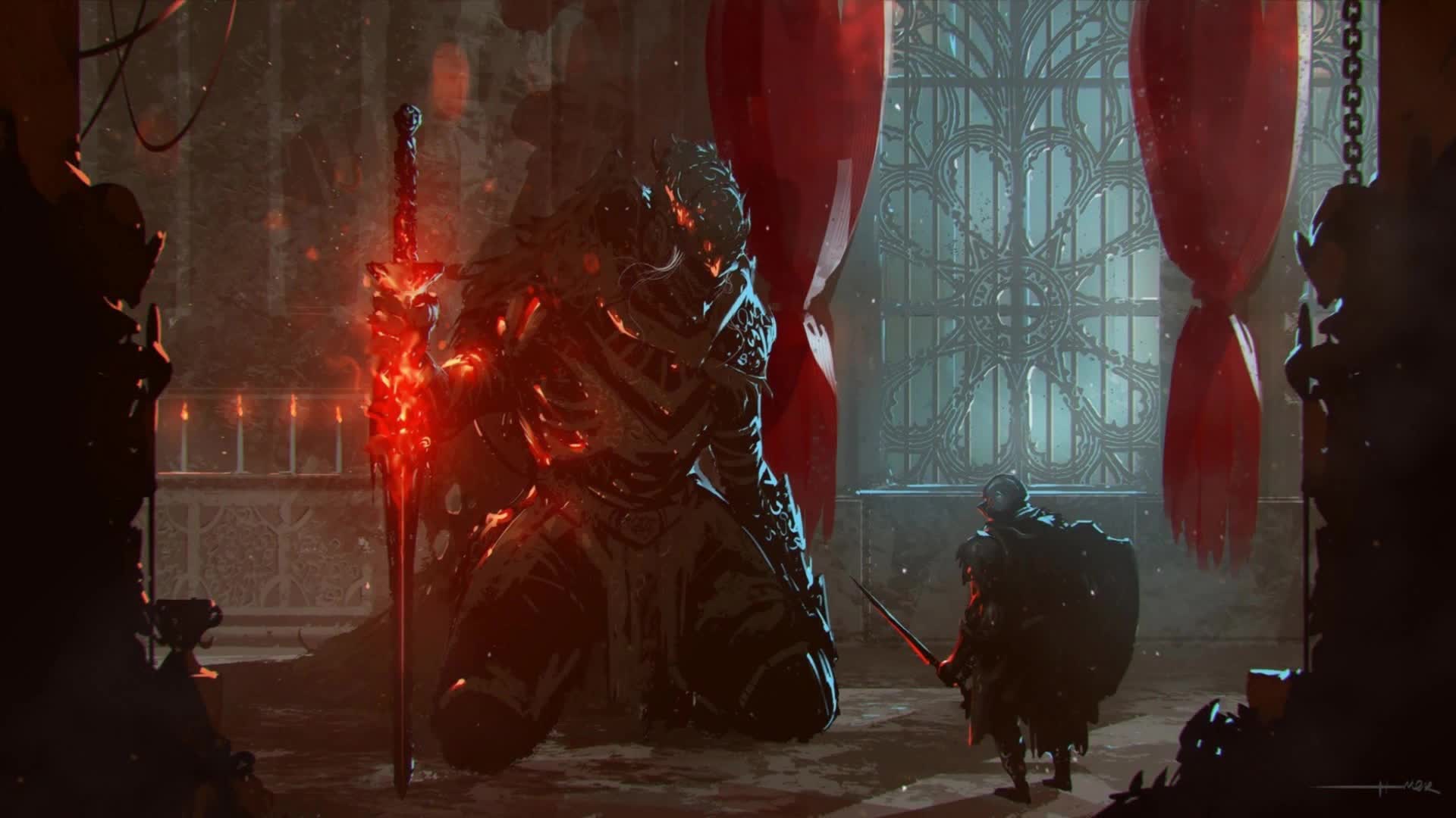 DarkSouls 3 Lothric And Lorian HD Live Wallpaper