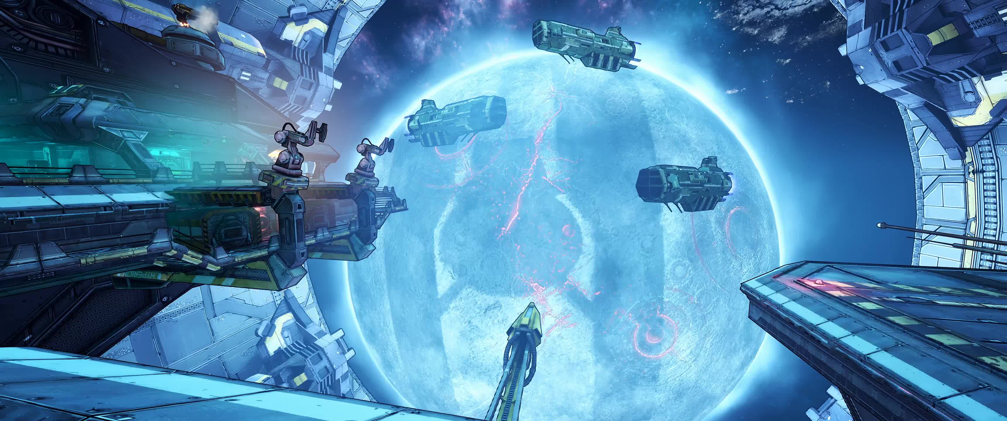 Borderlands Prequel Planet Ultrawide Live Wallpaper