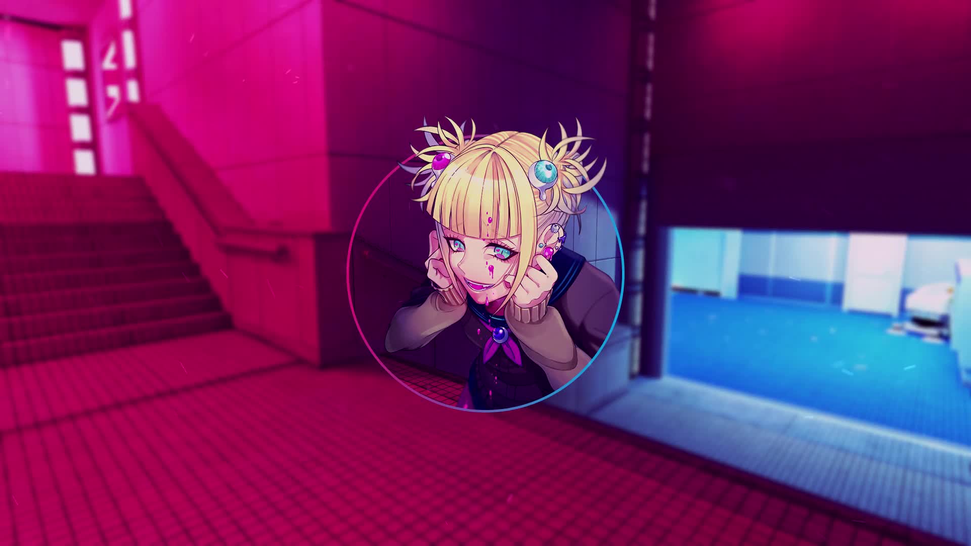 Anime Himiko Toga Particles Live Wallpaper