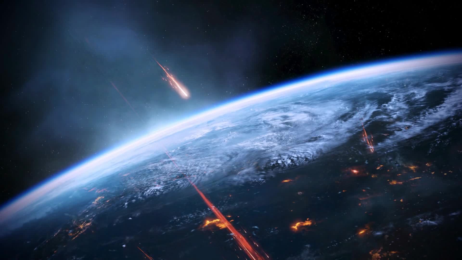 Mass Effect 3 Earth Under Siege Dreamscene Video Wallpaper