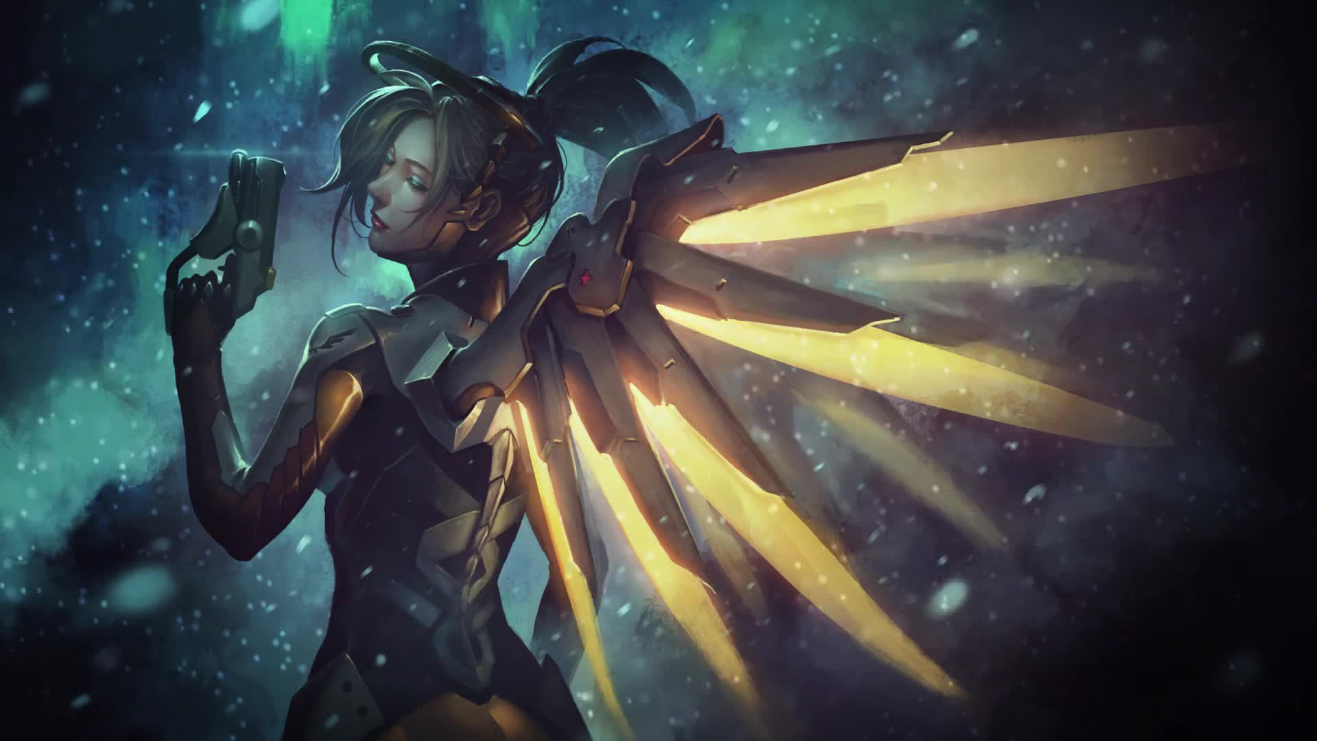 Mercy In The Snow Live Desktop Wallpaper