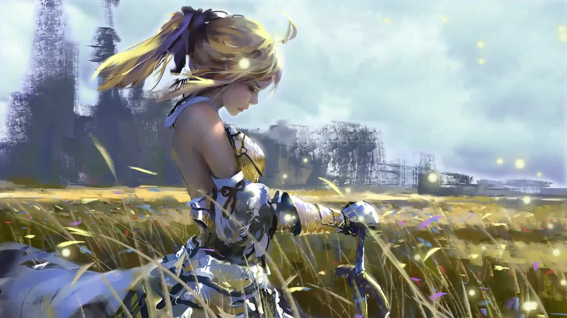 Fate Saber Field Live Wallpaper