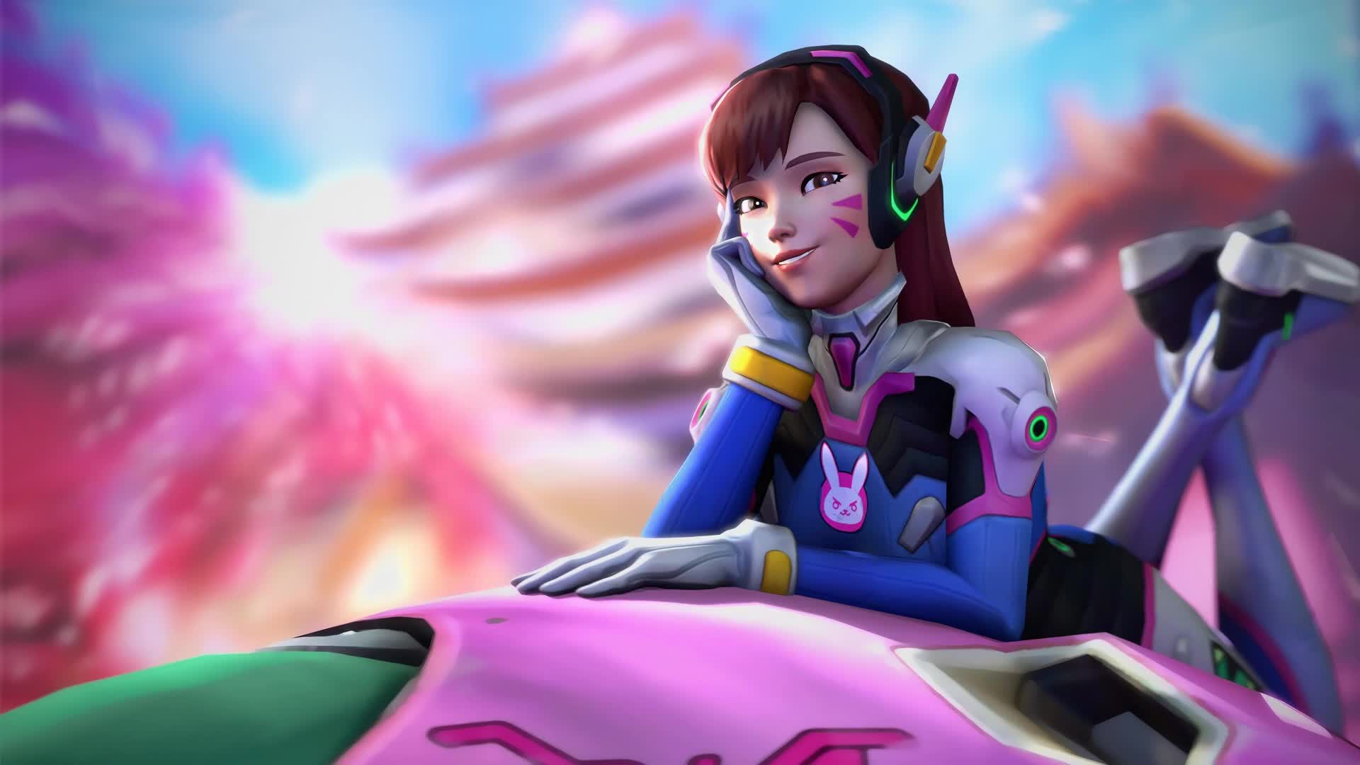 Dva  Overwatch  Game  Live  Desktop  Wallpaper