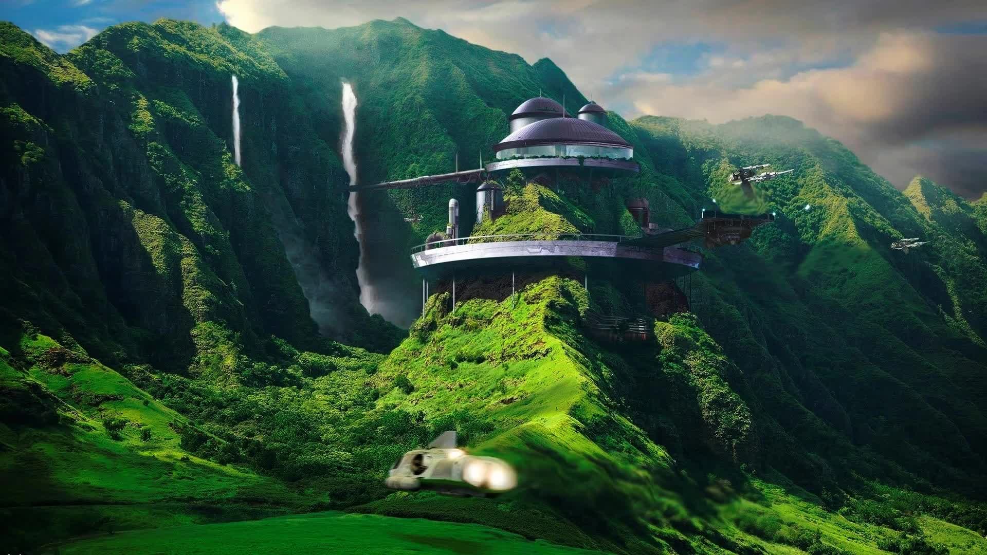 Nature  Fantasy  Spaceshps  Live  Wallpaper