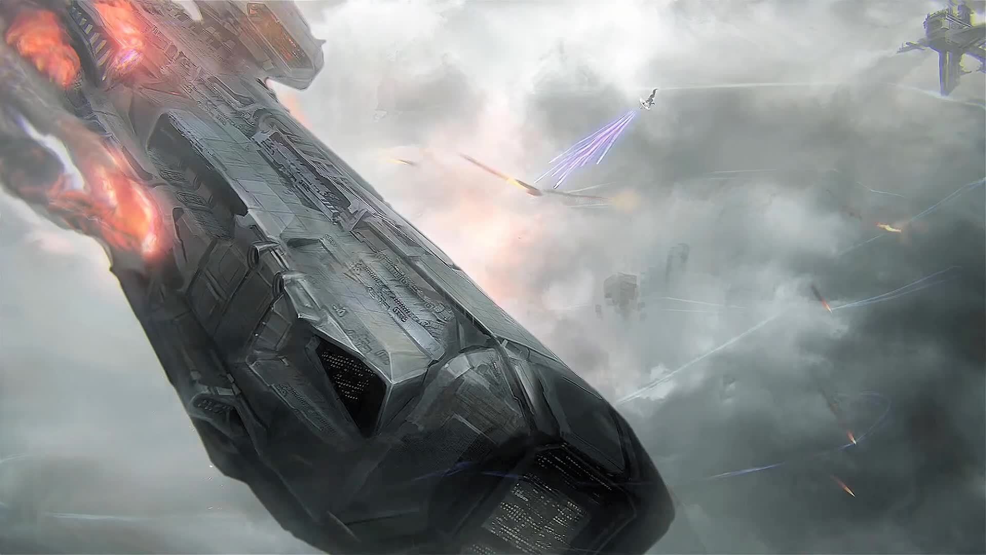 Spaceship  League  Of  Legends  Login  Live  Wallpaper