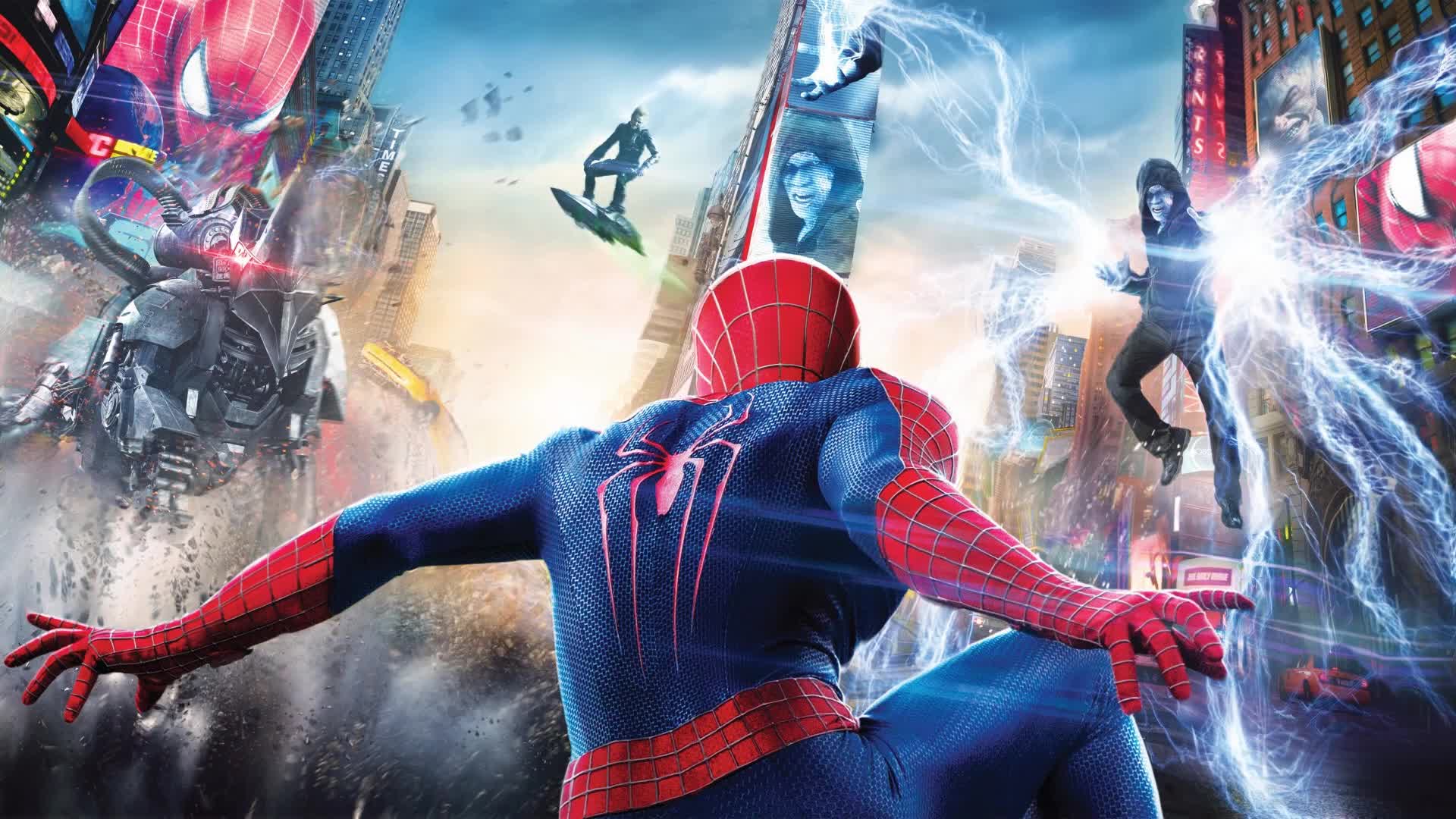 The  Amazing  Spiderman  2  Electro  Rhino  Live  Wallpaper