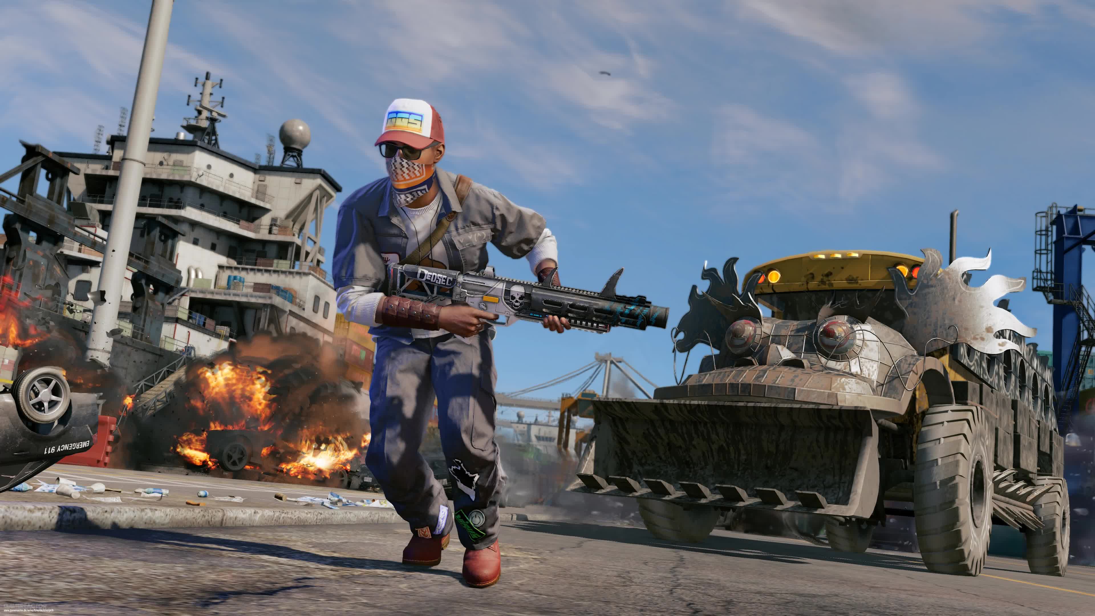 Watch  Dogs  2  Escape  4K  Live  Wallpaper