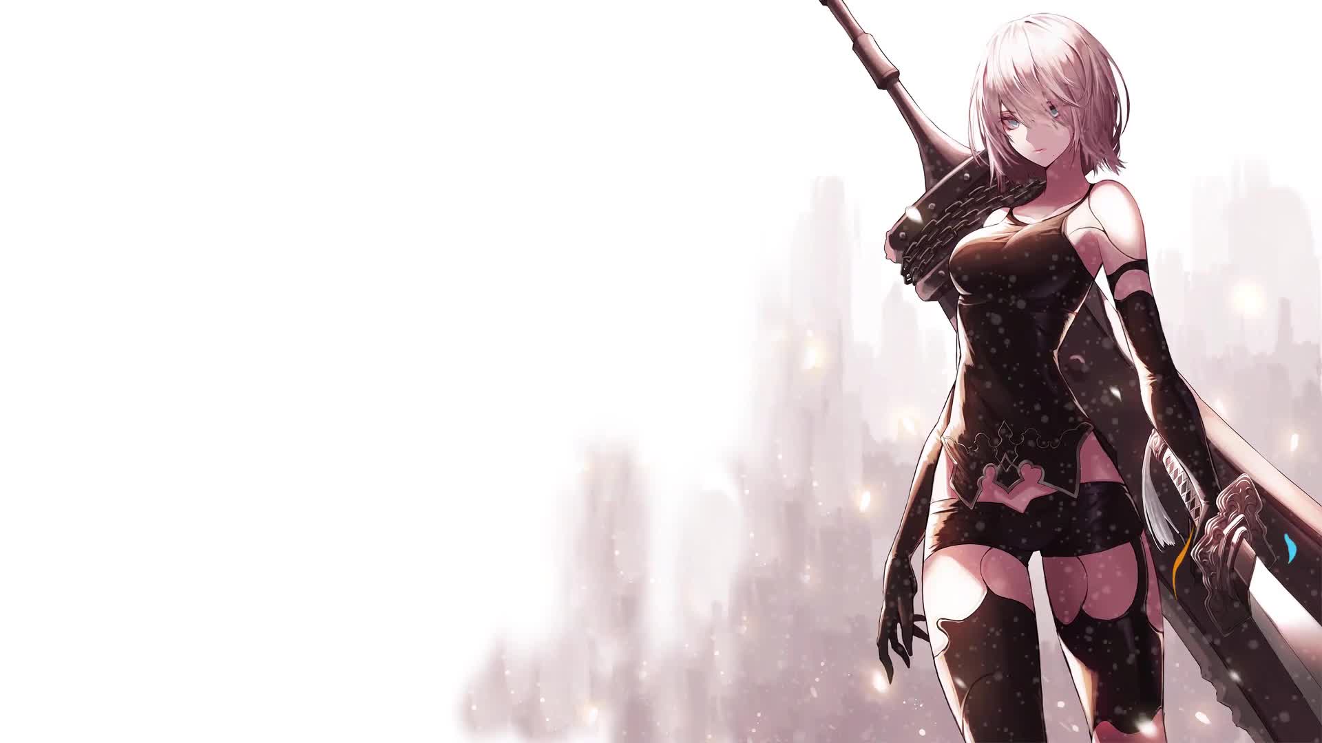 A2  Winds  Yorha  Nier  Automata  Anime  Live  Wallpaper