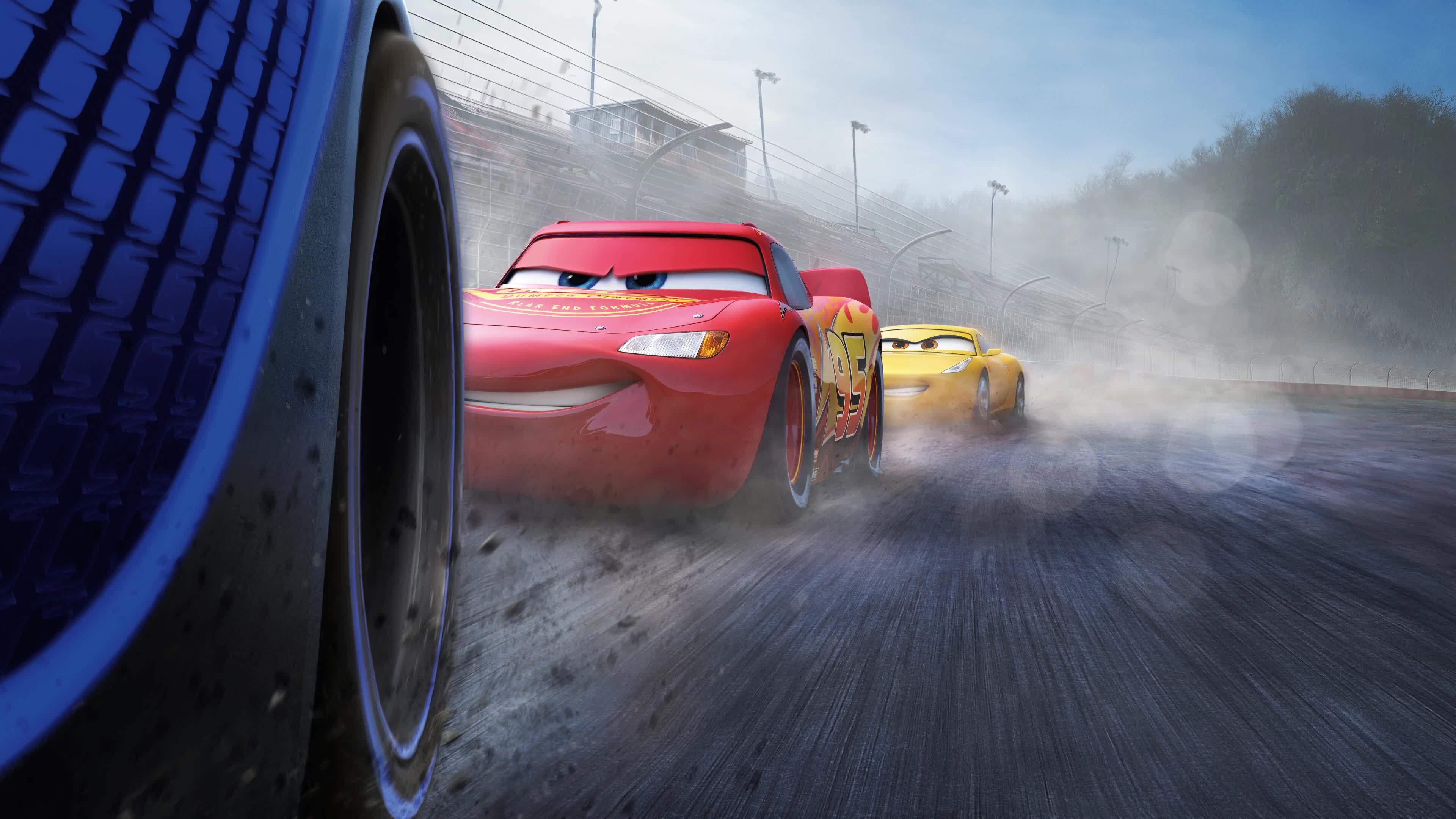 Cars  3  Lighting  Mcqueen  Jackson  Storm  Cruz  Ramirez  4К  Live  Wallpaper