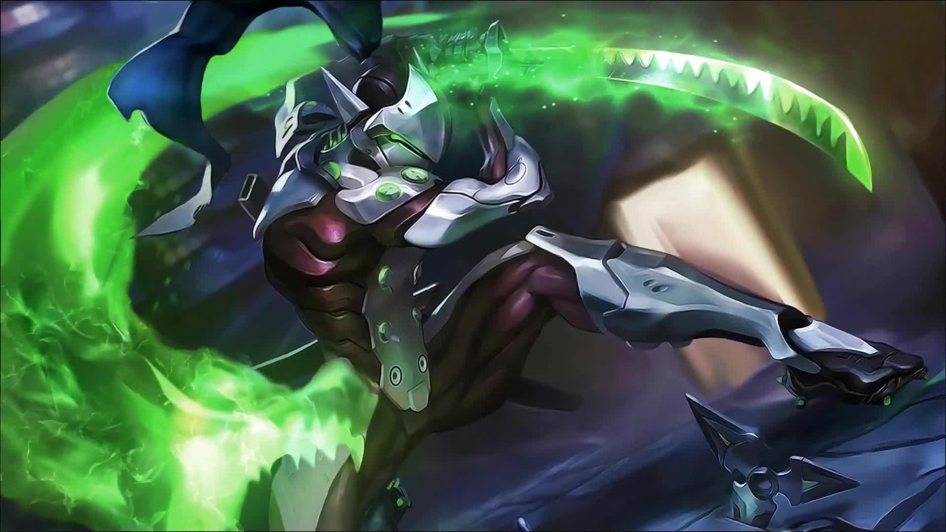 Genji  Overwatch  Animated  Wallpaper