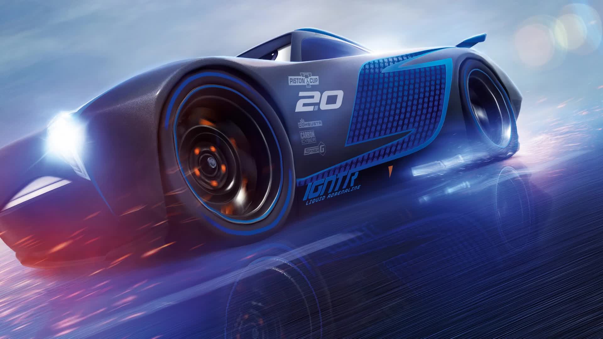 Jackson  Storm  Cars  3  Movie  Live  Wallpaper