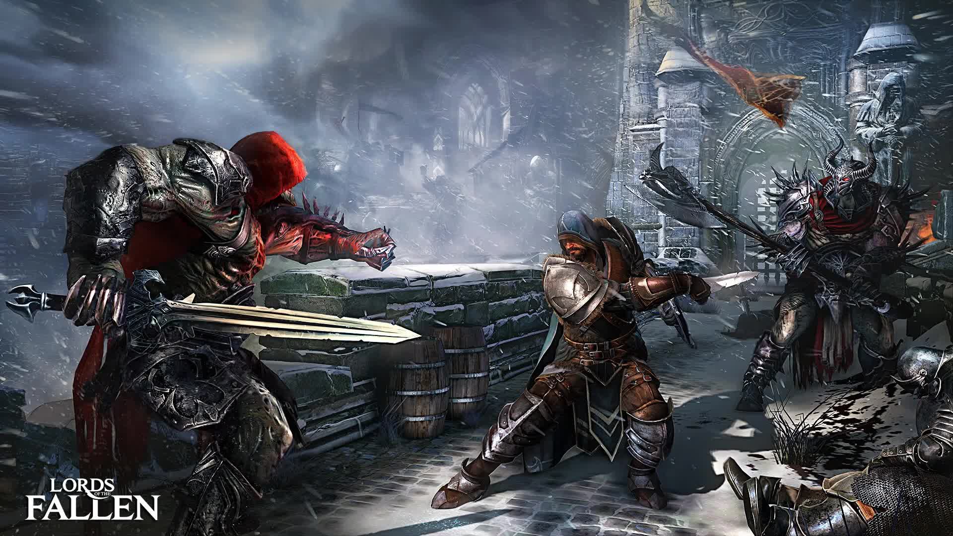 Lords  Of  The  Fallen  Winter  Snow  Live  Wallpaper