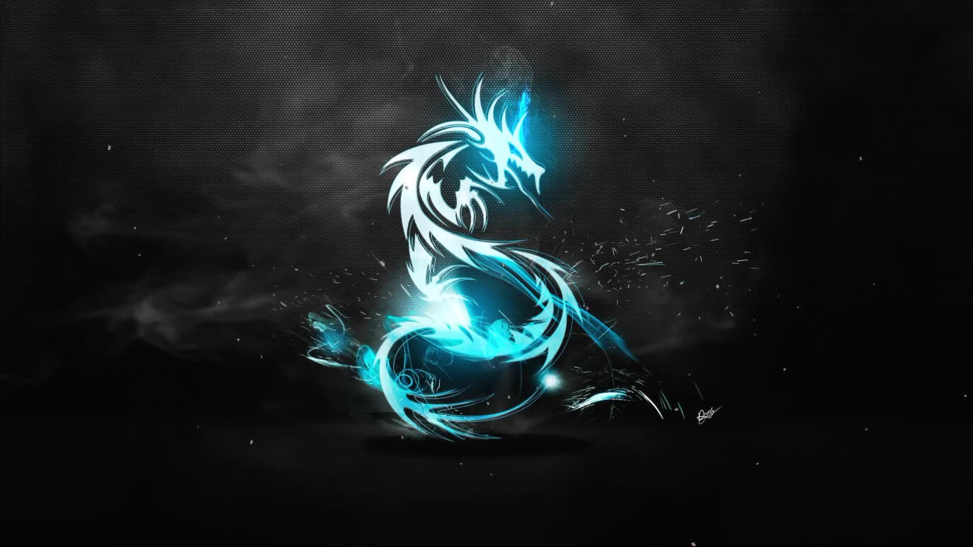 Abstract  Dragon  And  Smoke  Live  Wallpaper