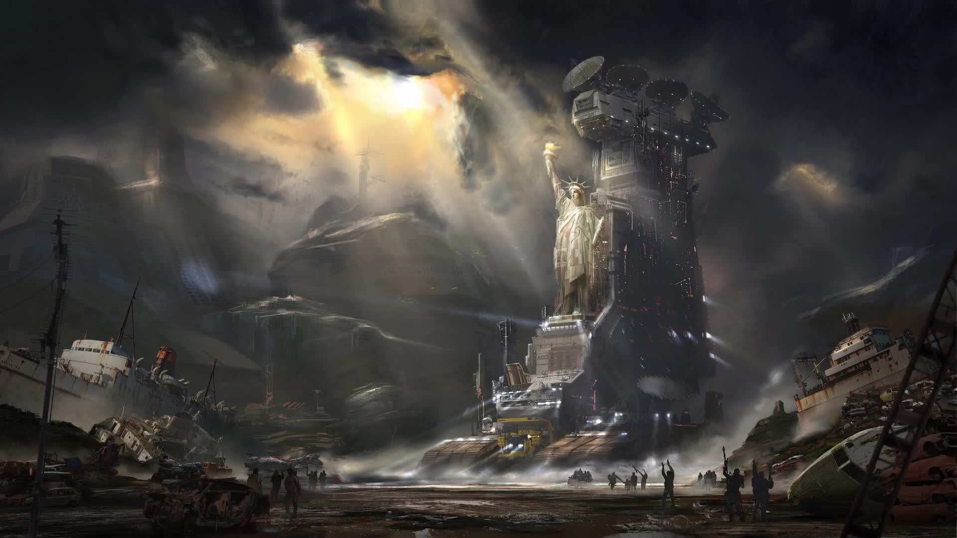 Artstation  Standing  London  Mortal  Engines  Live  Wallpaper