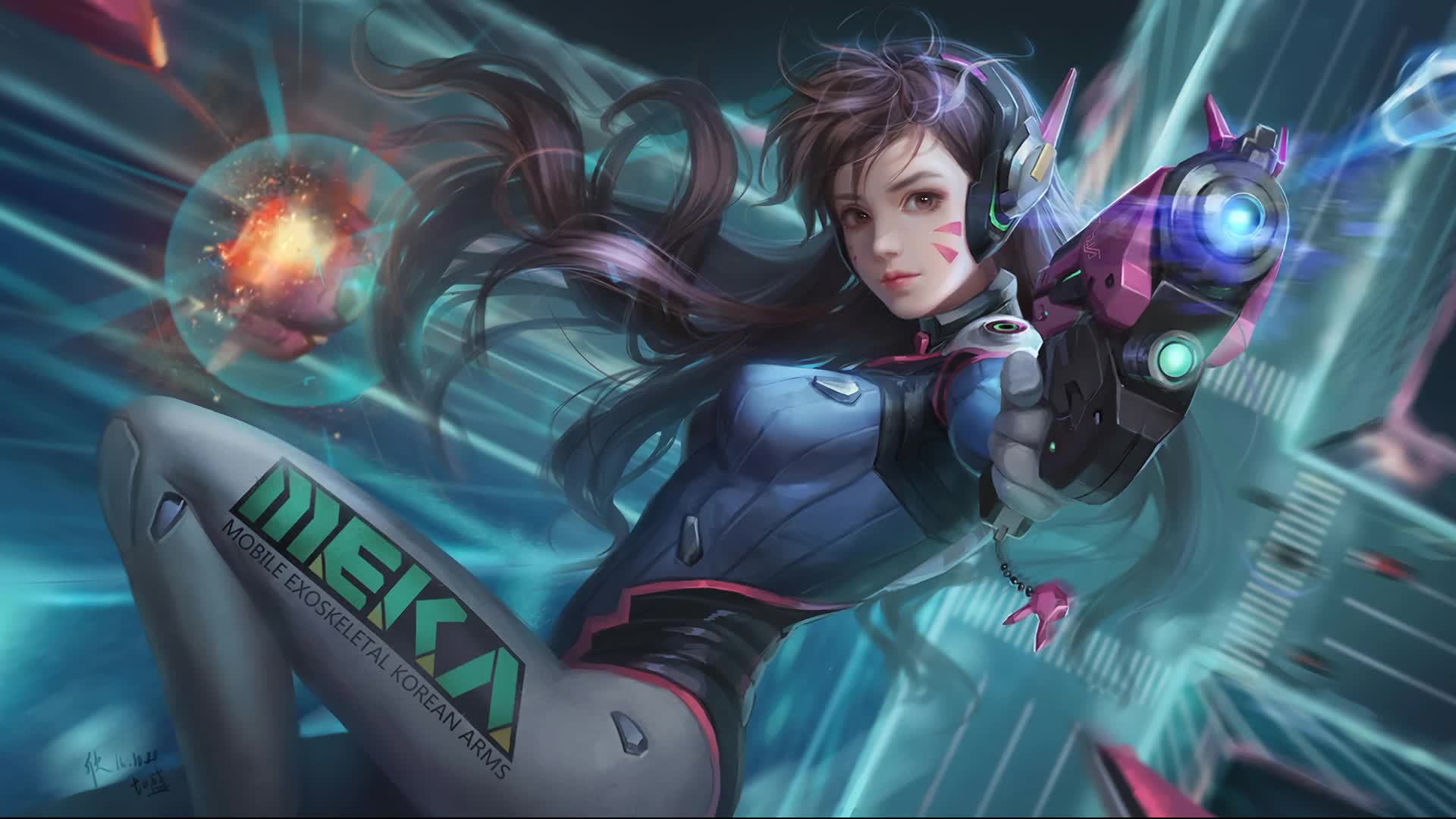 D.Va  Skyfall  Live  Wallpaper