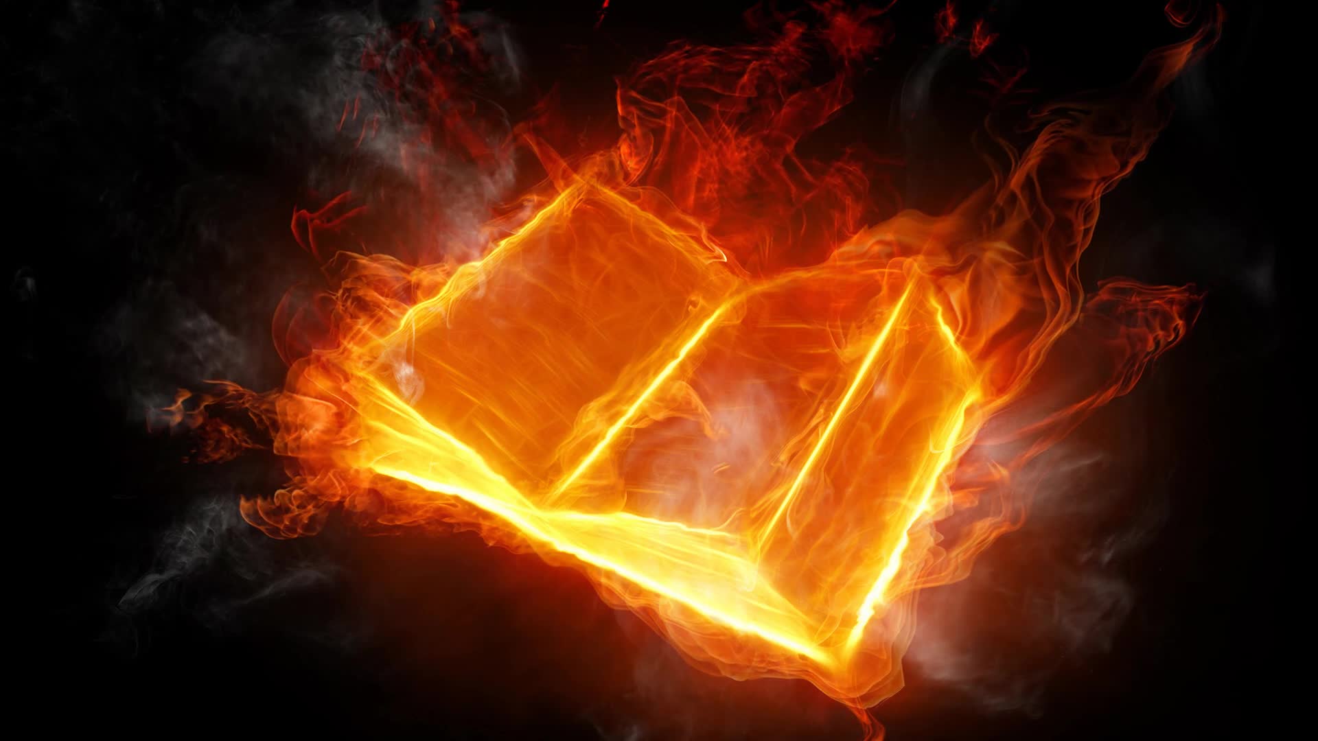 Fire  Book  Live  Wallpaper