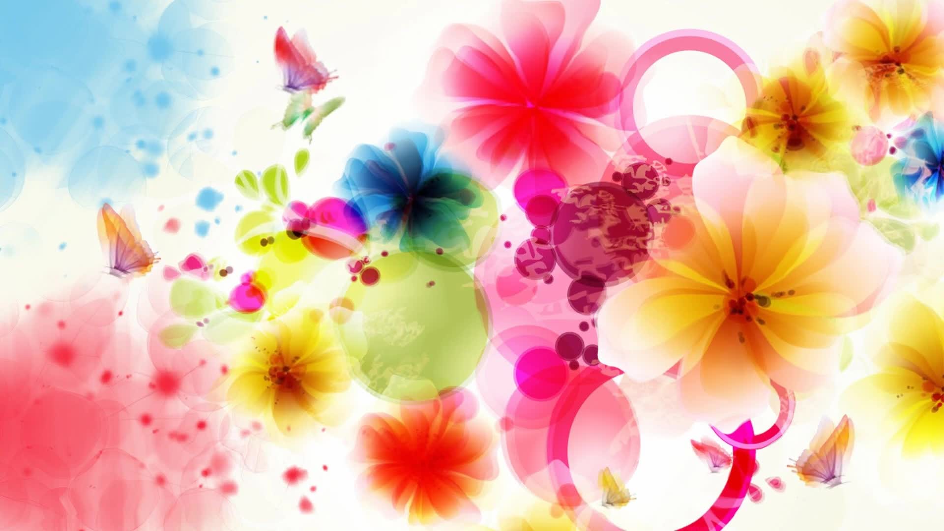 Flower  World  Abstract  Live  Wallpaper