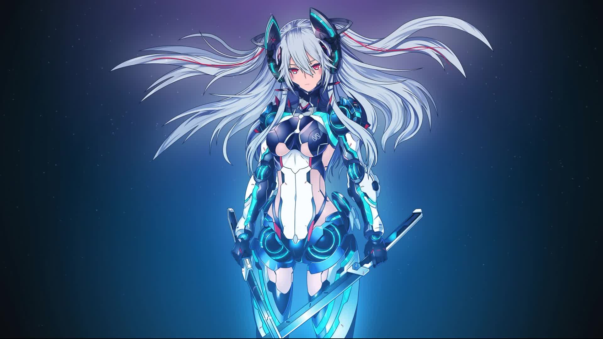 Mecha  Girl  Nitro  Effect  Live  Wallpaper  1
